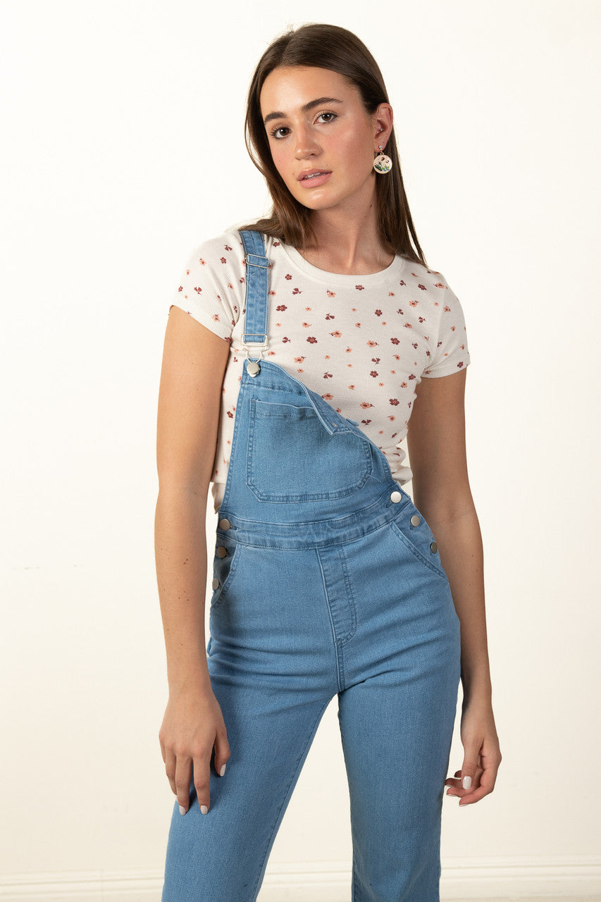 Light Wash Carpenter Overalls