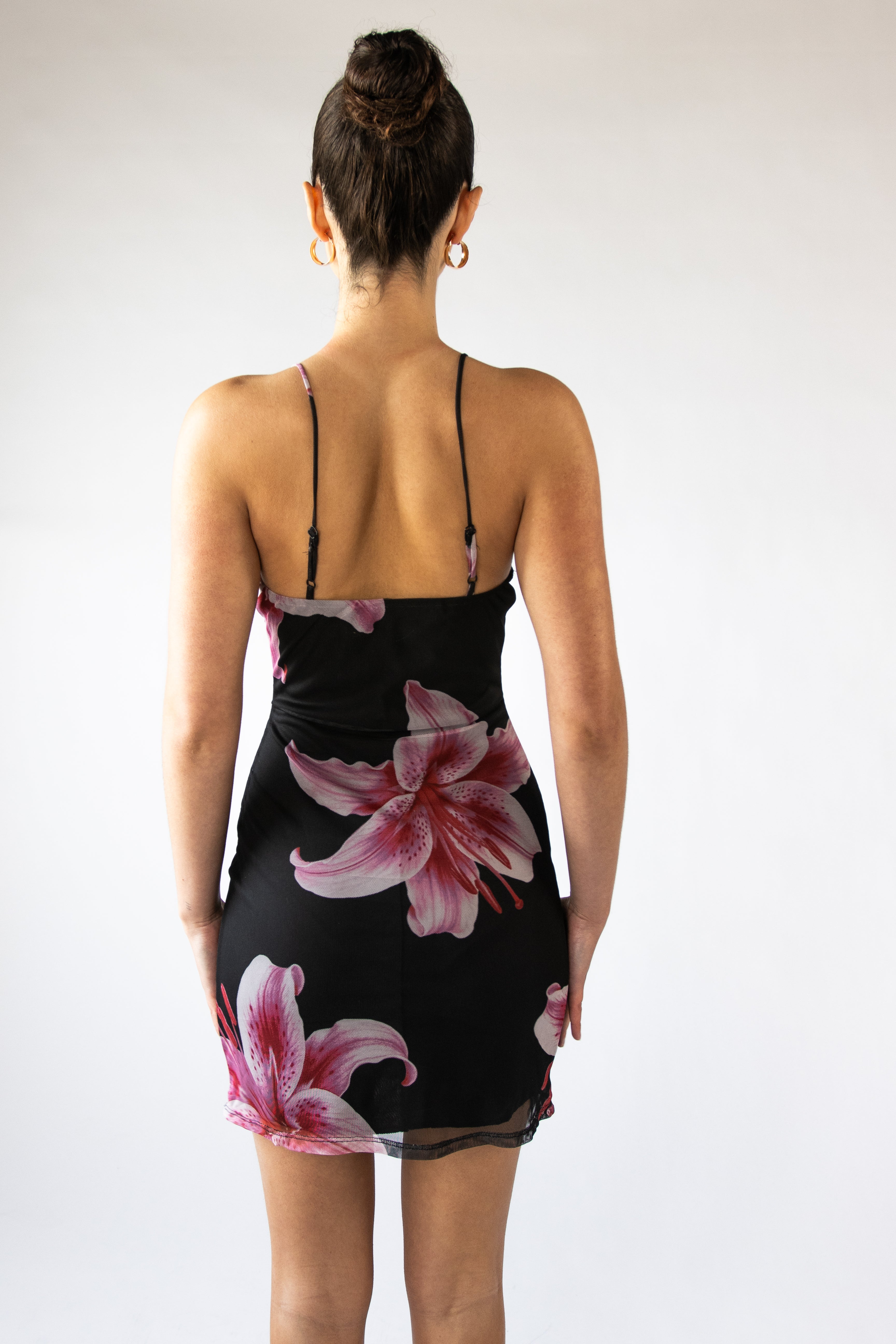 Pink Lillies Mesh Mini Dress