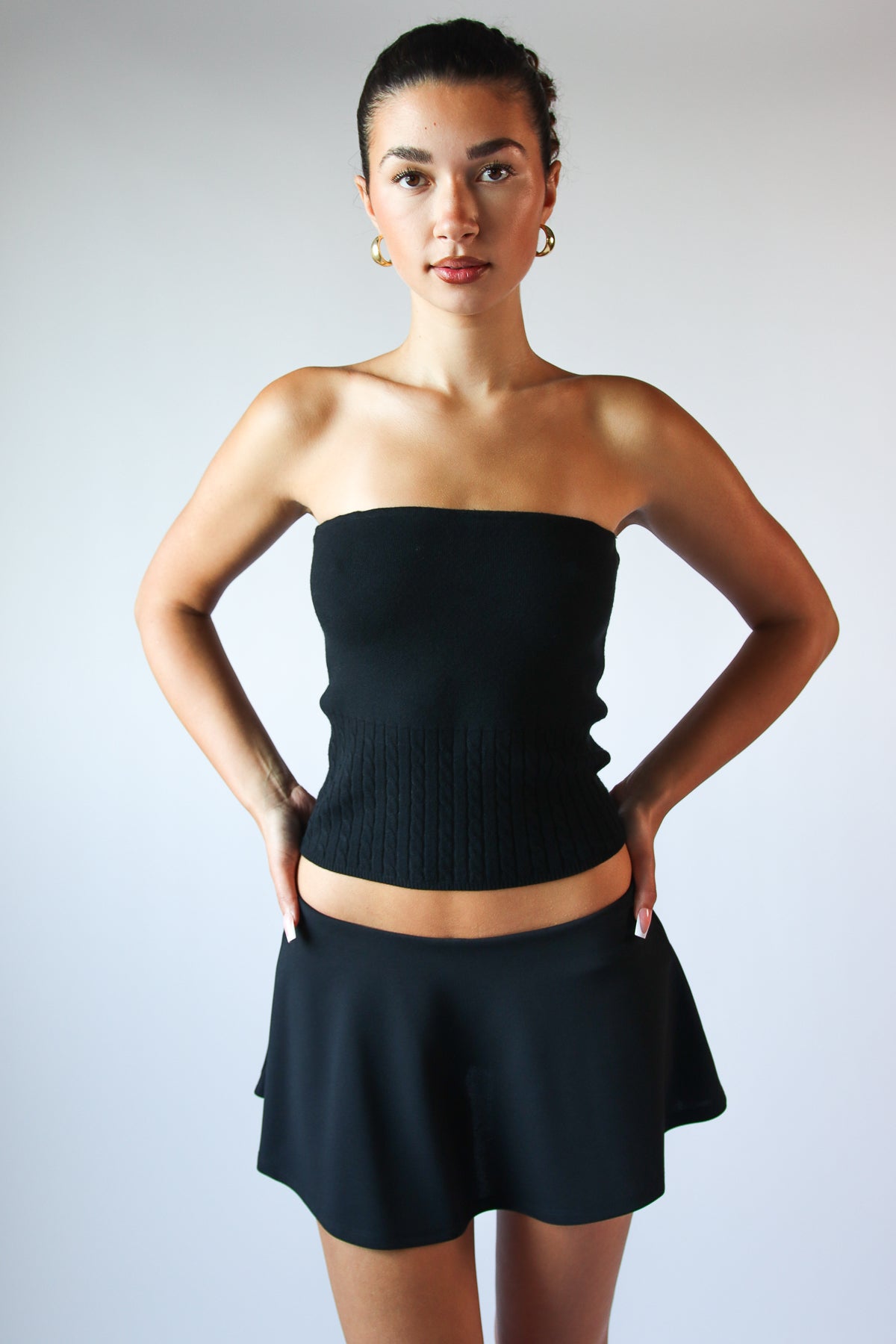 Low Rise Mini Circle Skort