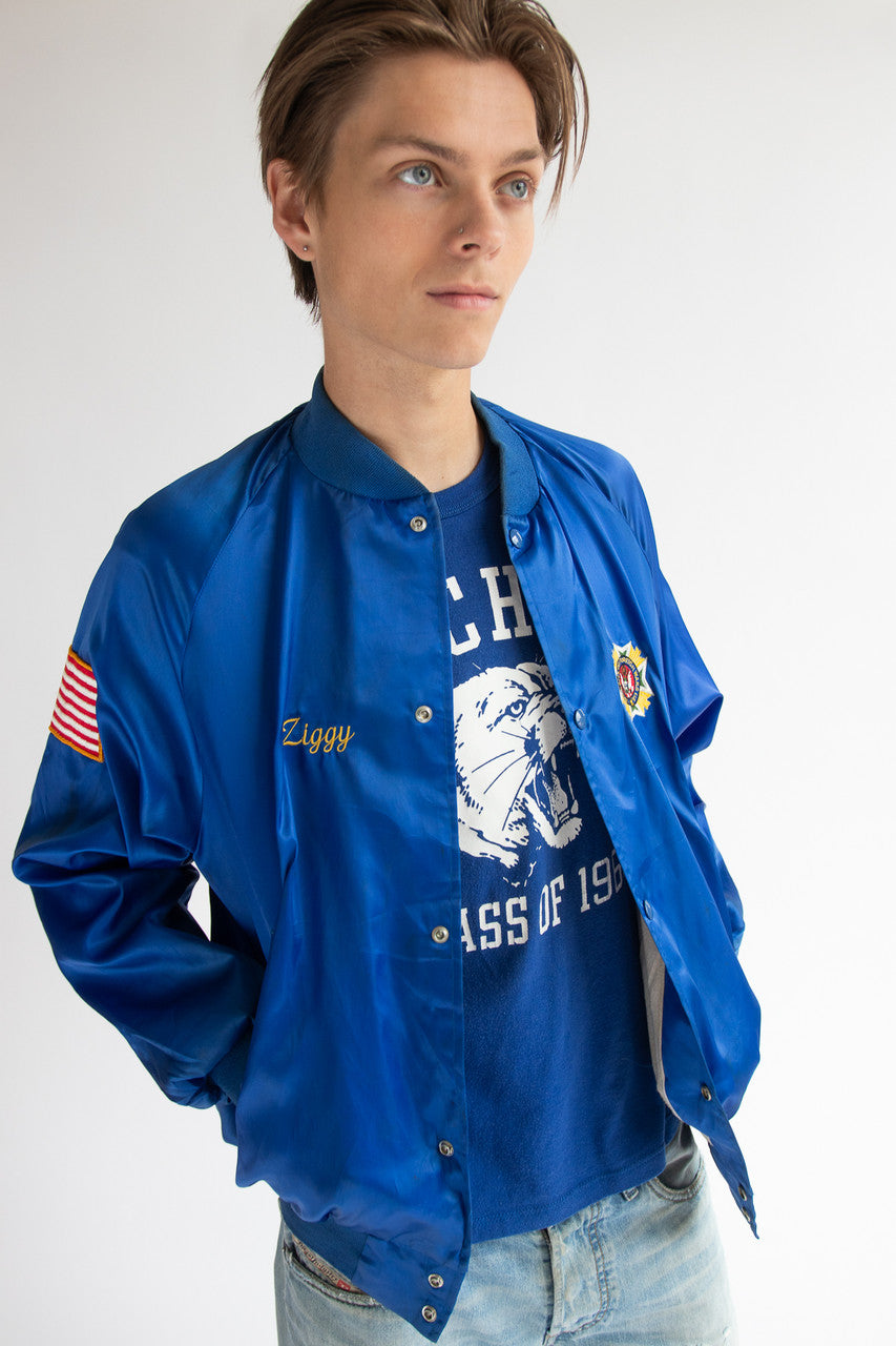Vintage VFW Color Guard "Ziggy" Embroidered Westark Jacket With Patches