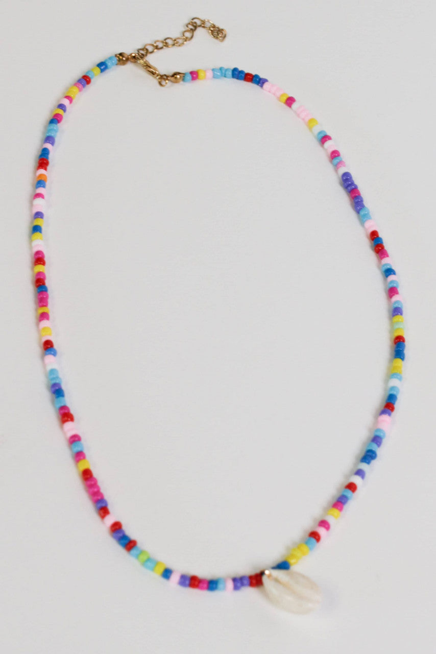 2-Piece Bead & Shell Choker Set