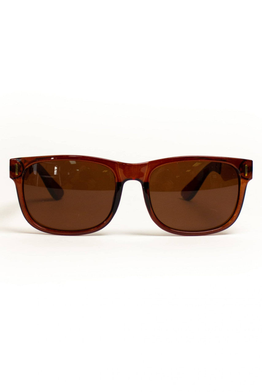Pot Leaf Stemmed Wayfarer Sunglasses