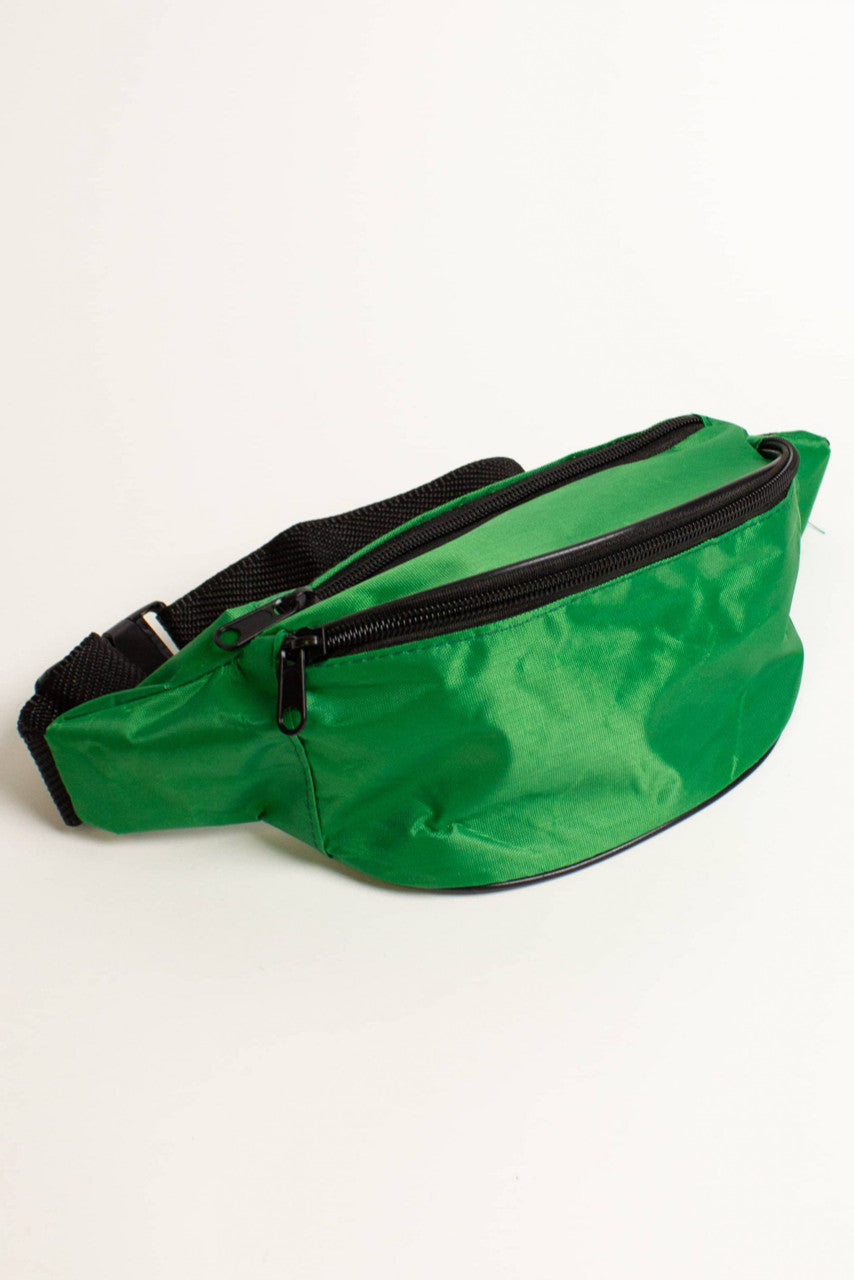 Green 2 Pocket Fanny Pack