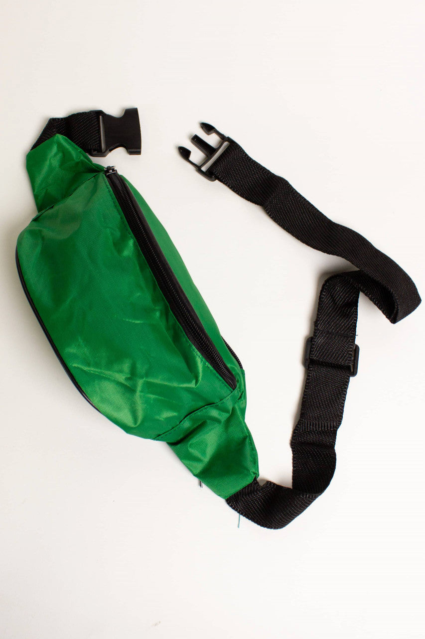 Green 2 Pocket Fanny Pack