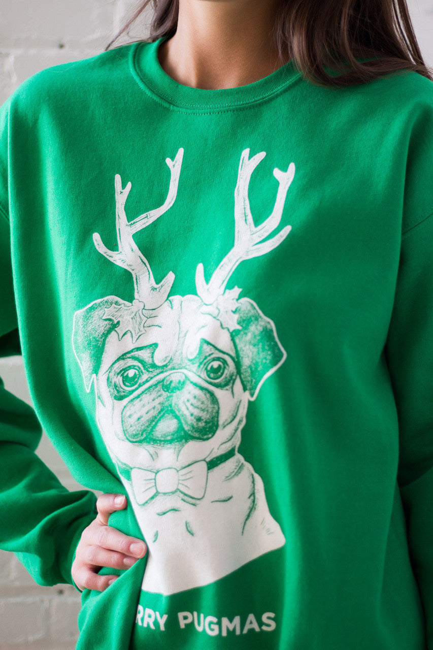 Merry Pugmas Sweatshirt
