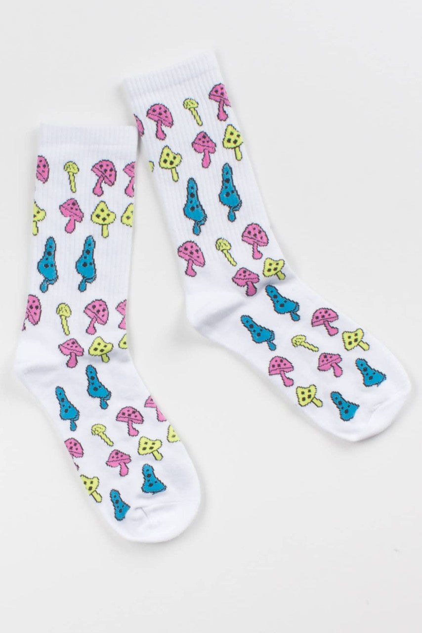 Multicolor Mushrooms Socks
