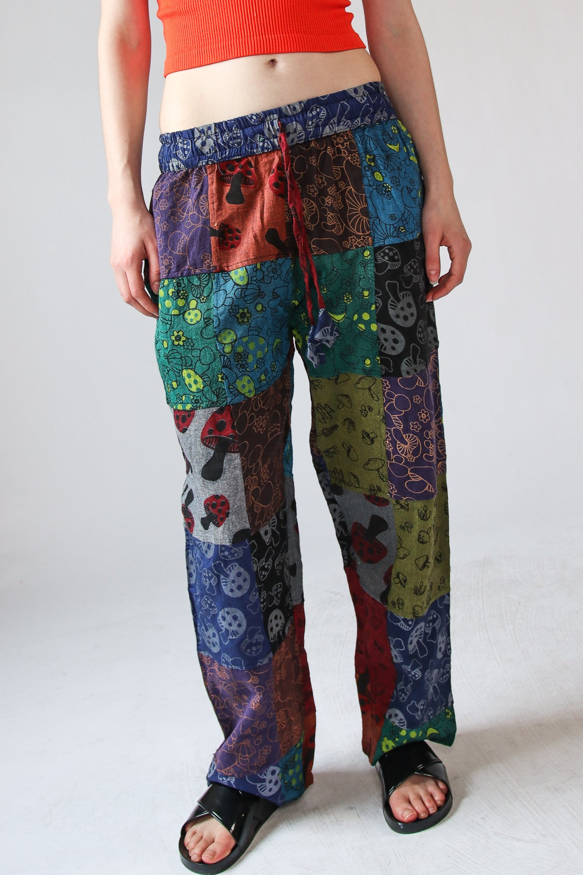 Mushroom Grove Patchwork Pants