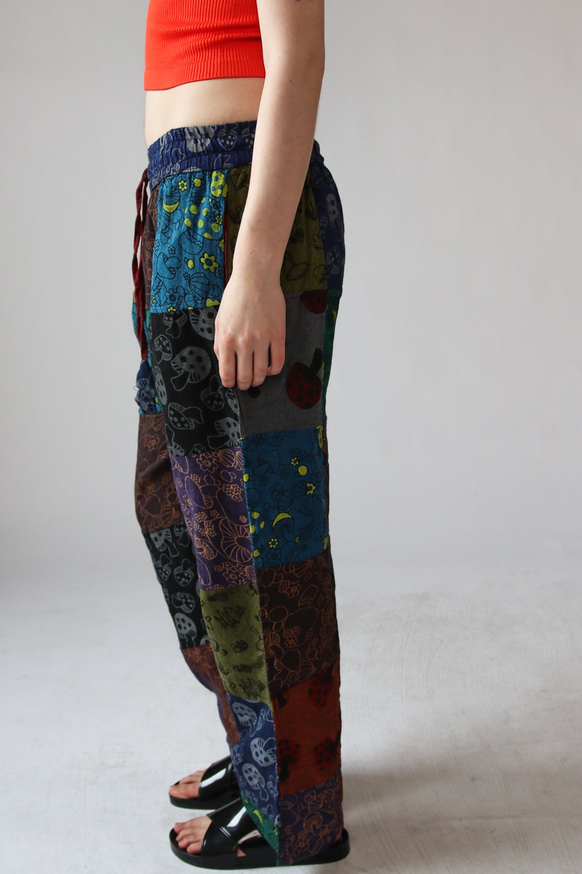 Mushroom Grove Patchwork Pants