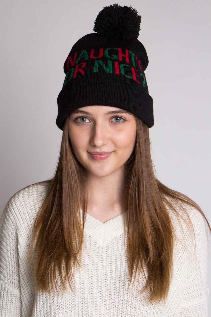 Naughty or Nice Cap