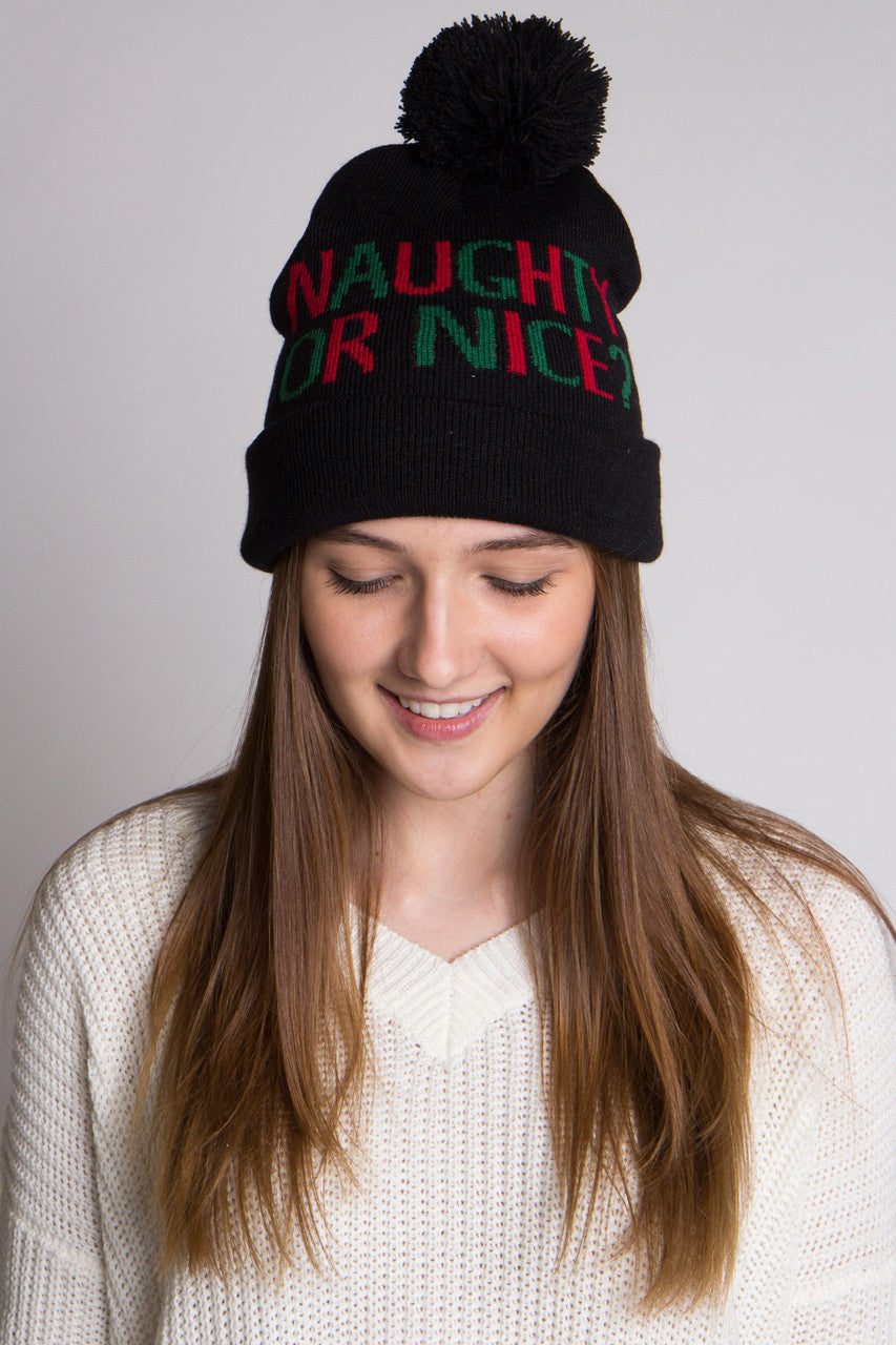 Naughty or Nice Cap