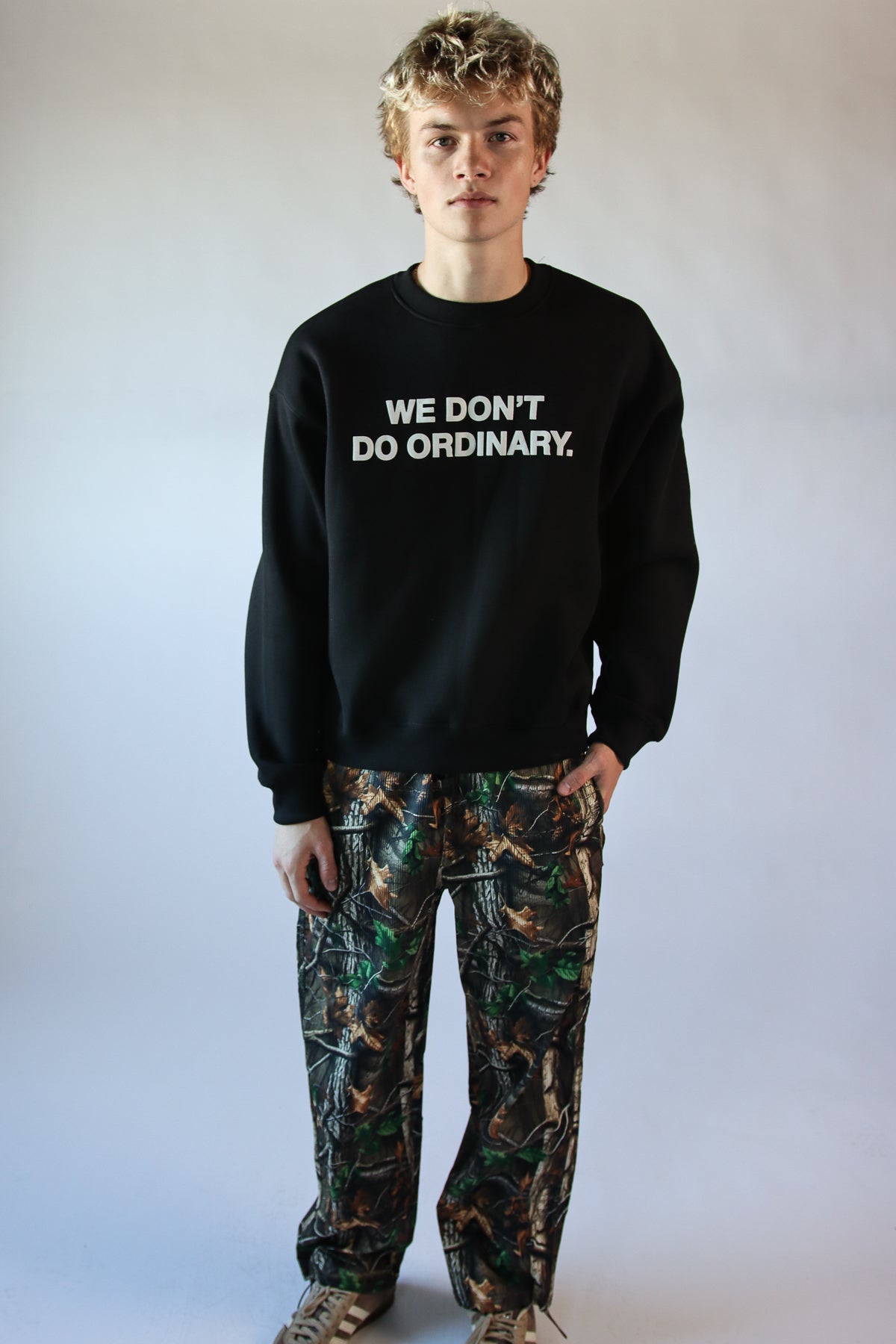We Don't Do Ordinary Sweatshirt