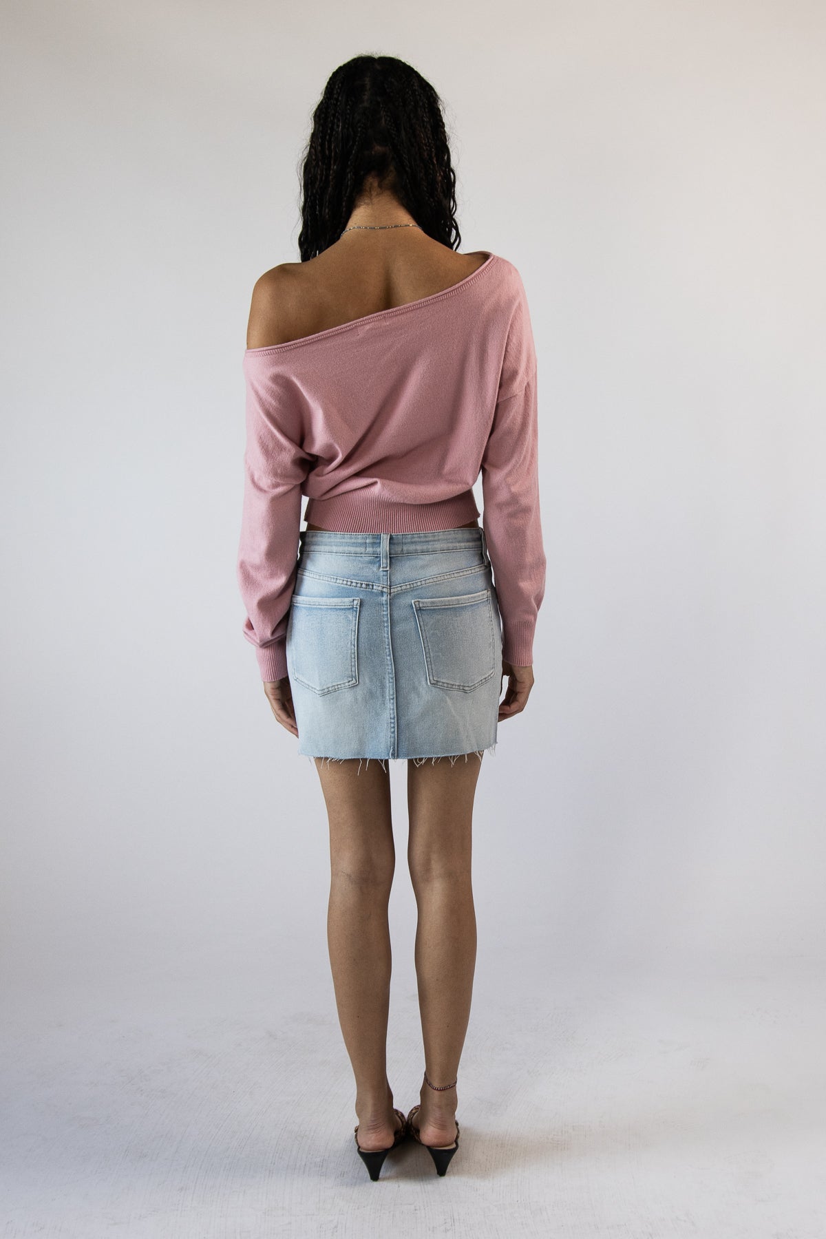 Ballet Neck Dolman Pullover