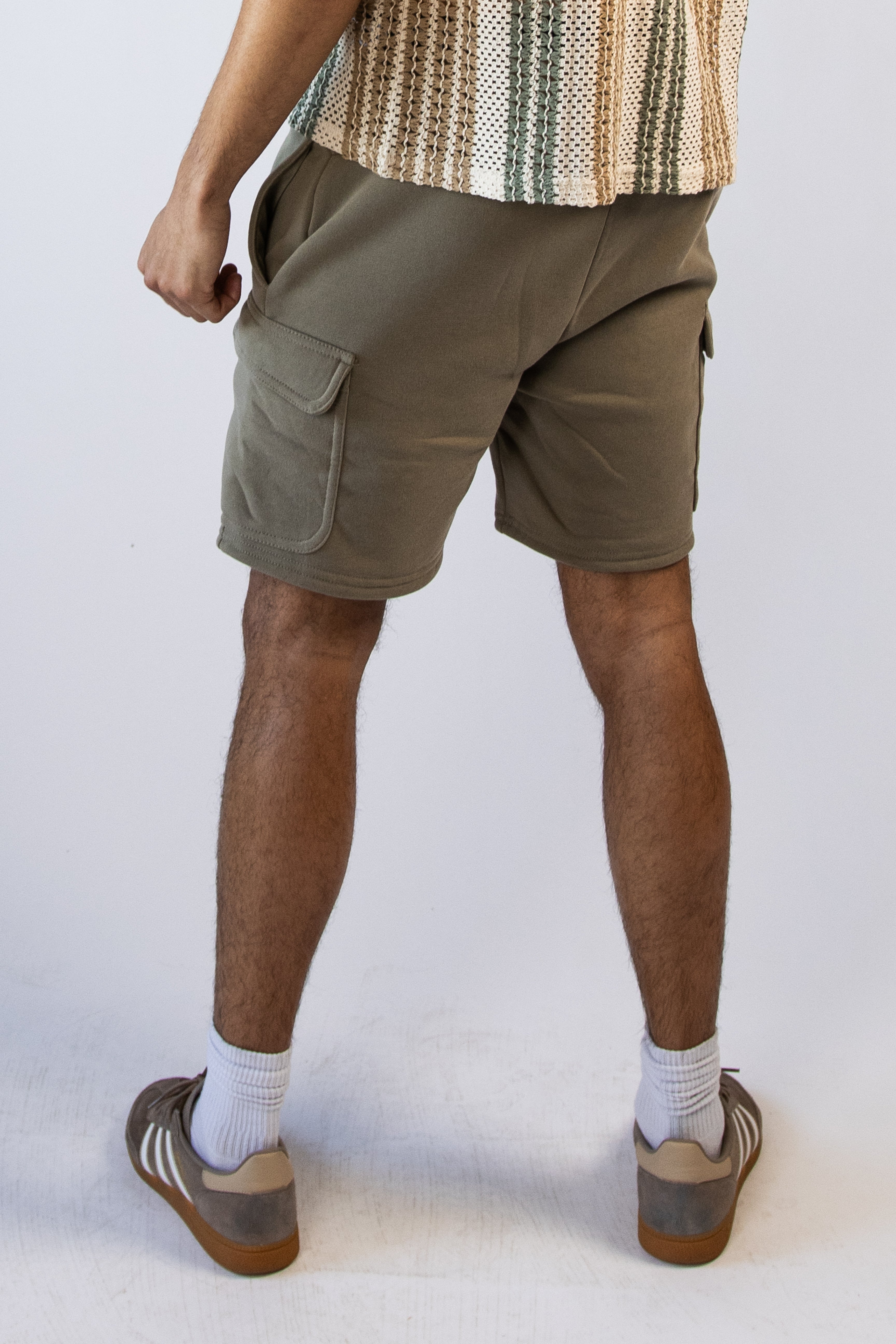 Fleece Cargo Sweatshorts