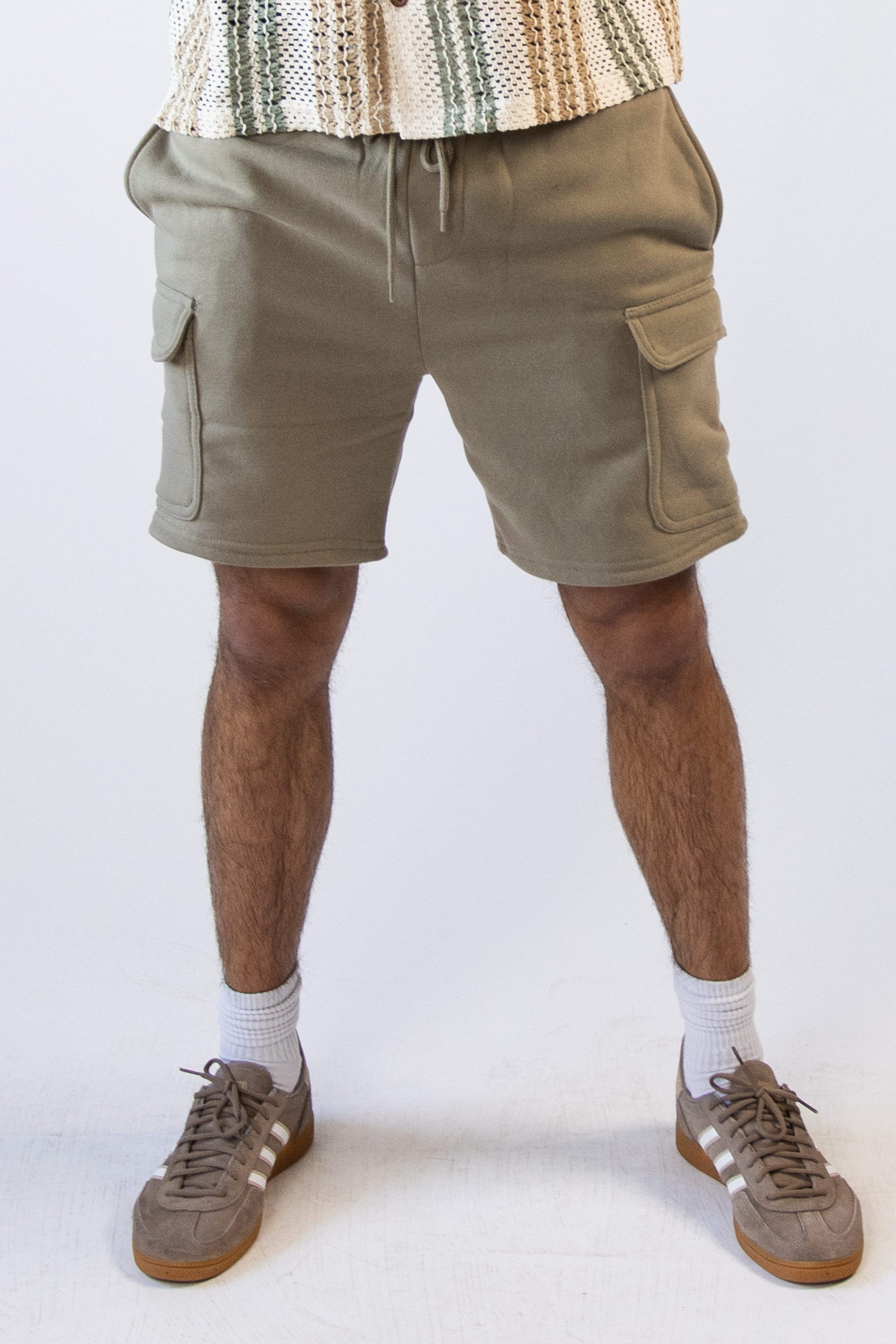Fleece Cargo Sweatshorts