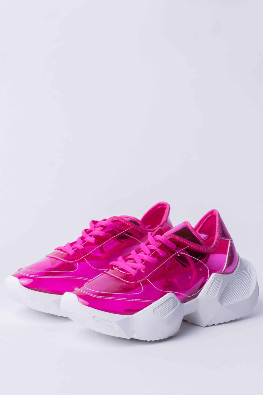 Pink Jelly Chunky Sneaker