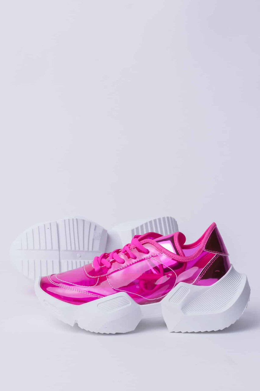 Pink Jelly Chunky Sneaker