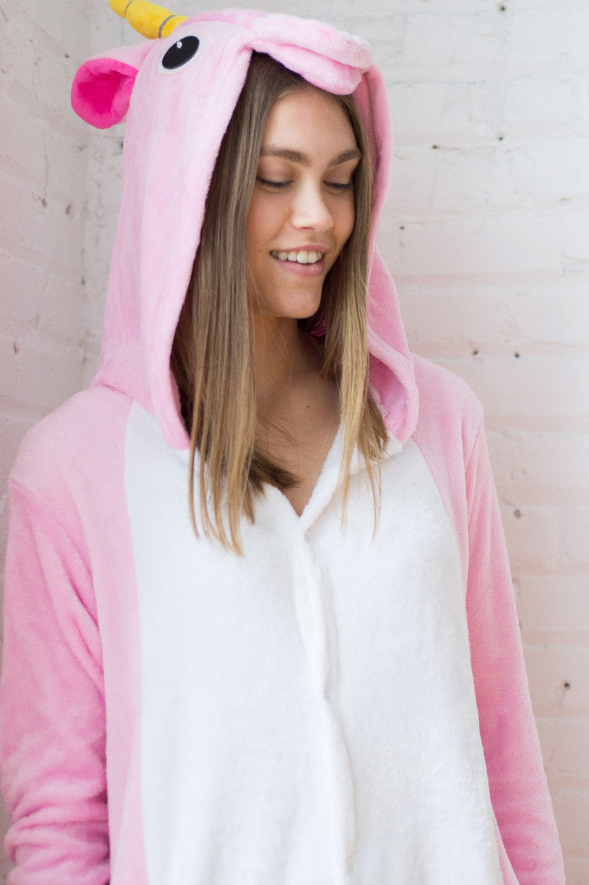 Pink Unicorn Onesie Pajamas