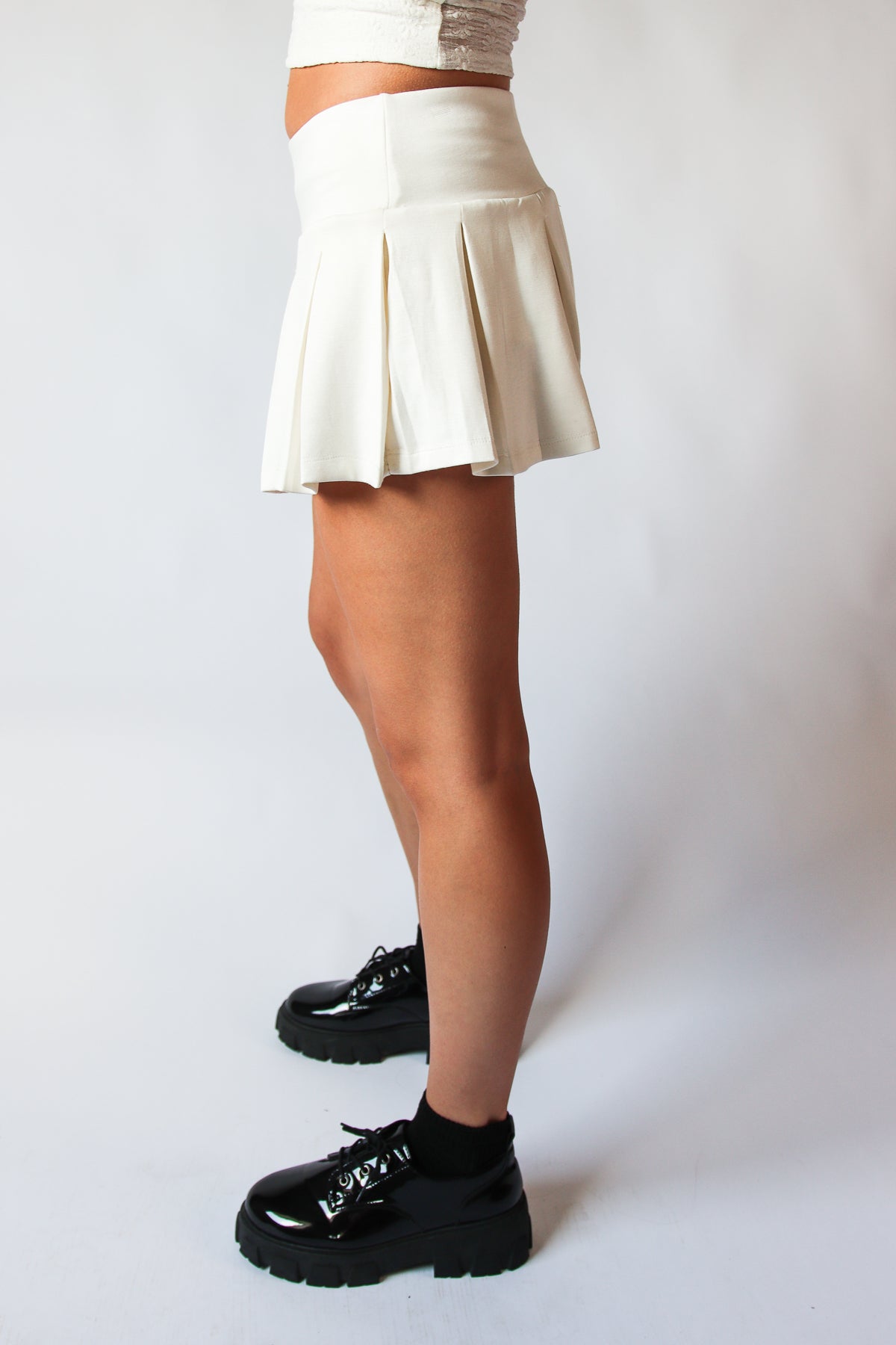 Pleated Mini Skort