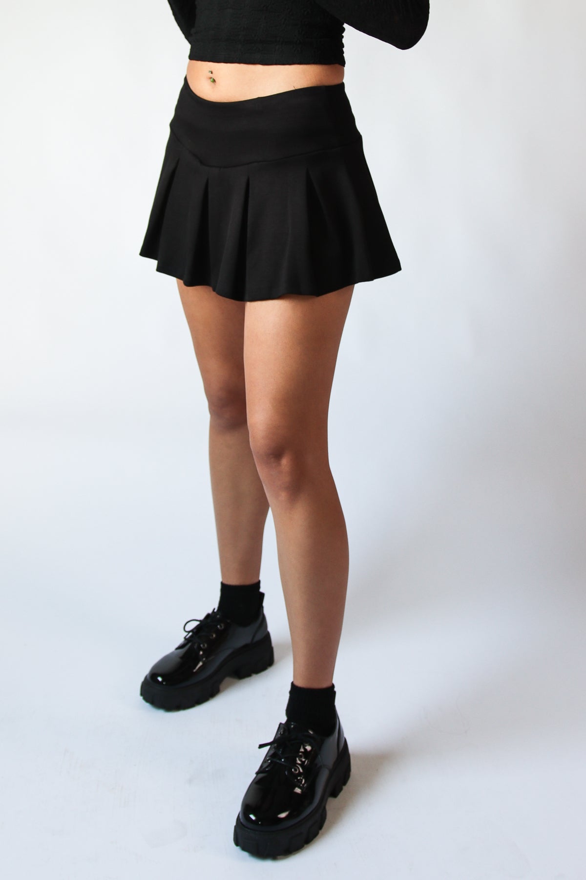 Pleated Mini Skort
