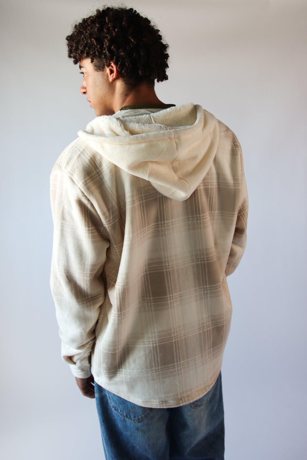 Polar Lined Fleece Hooded Shacket