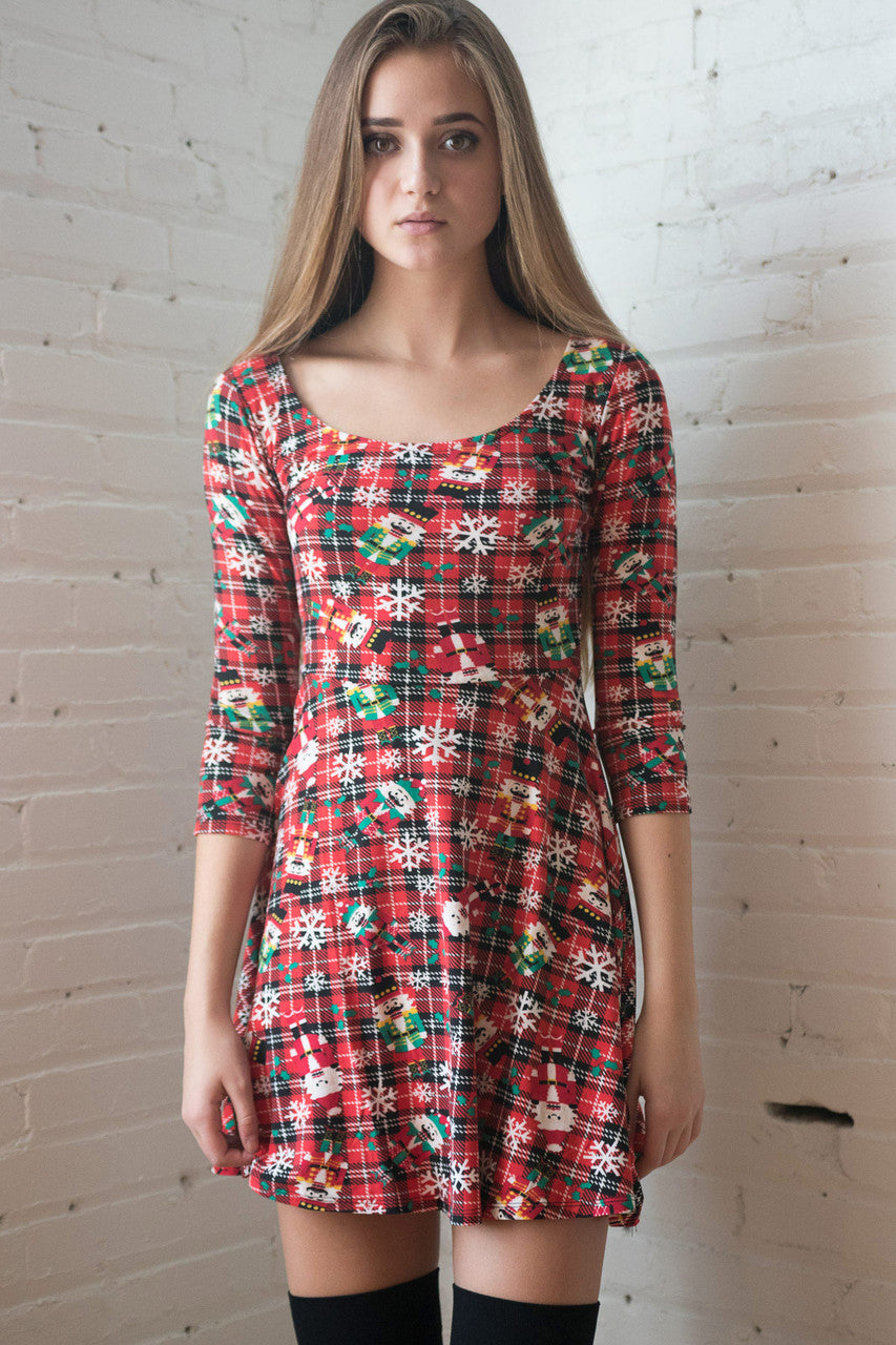 Plaid Nutcracker Dress