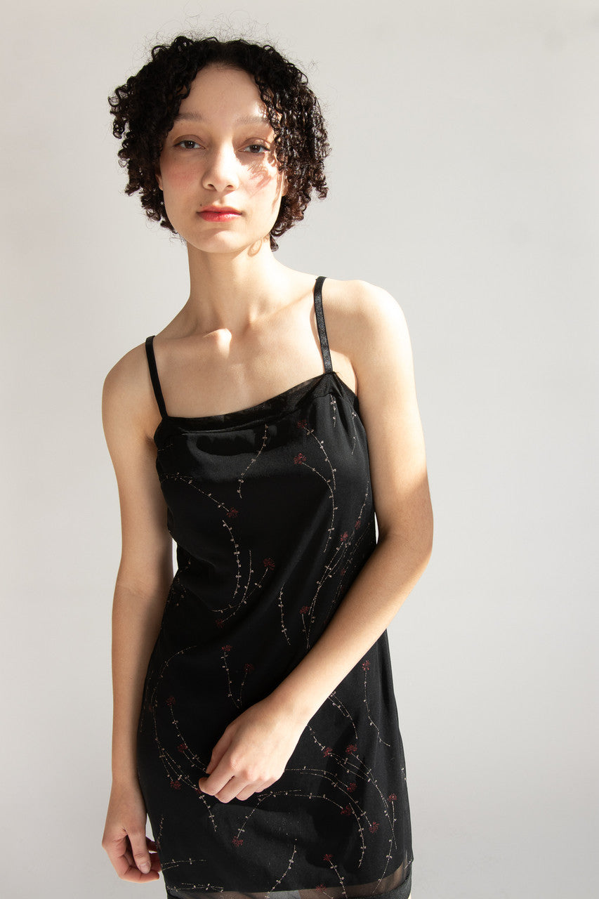 Vintage Black Byer Too Mini Dress