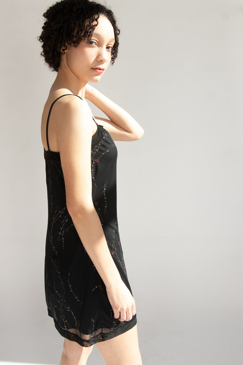 Vintage Black Byer Too Mini Dress