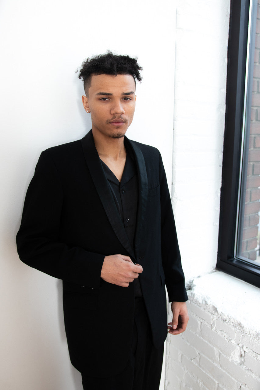 David's of Antigo Black Tuxedo Jacket