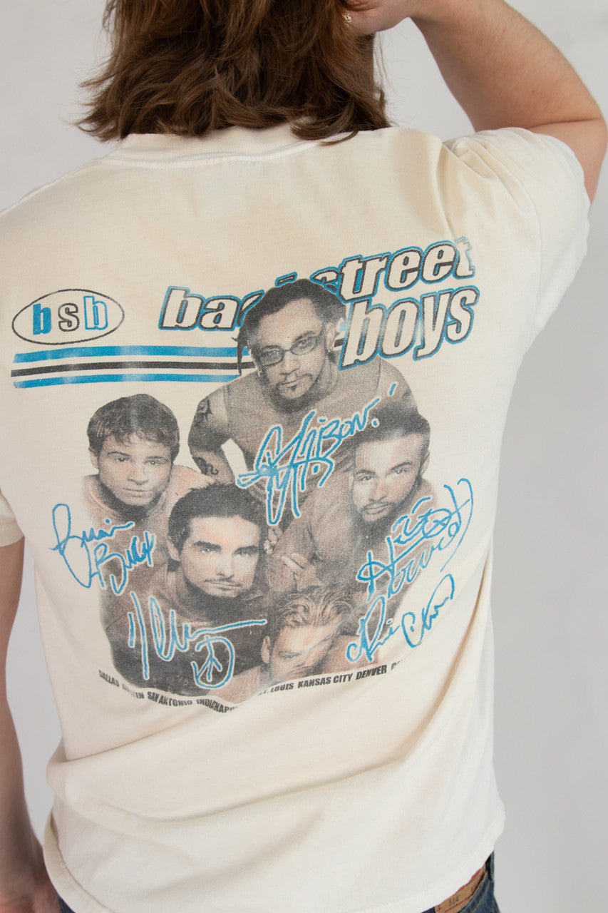 Back of Backstreet Boys Tee