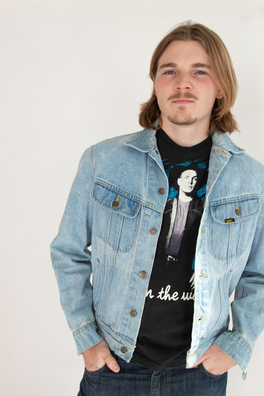 Vintage Lee Painted Cruella de Vil Denim Jacket