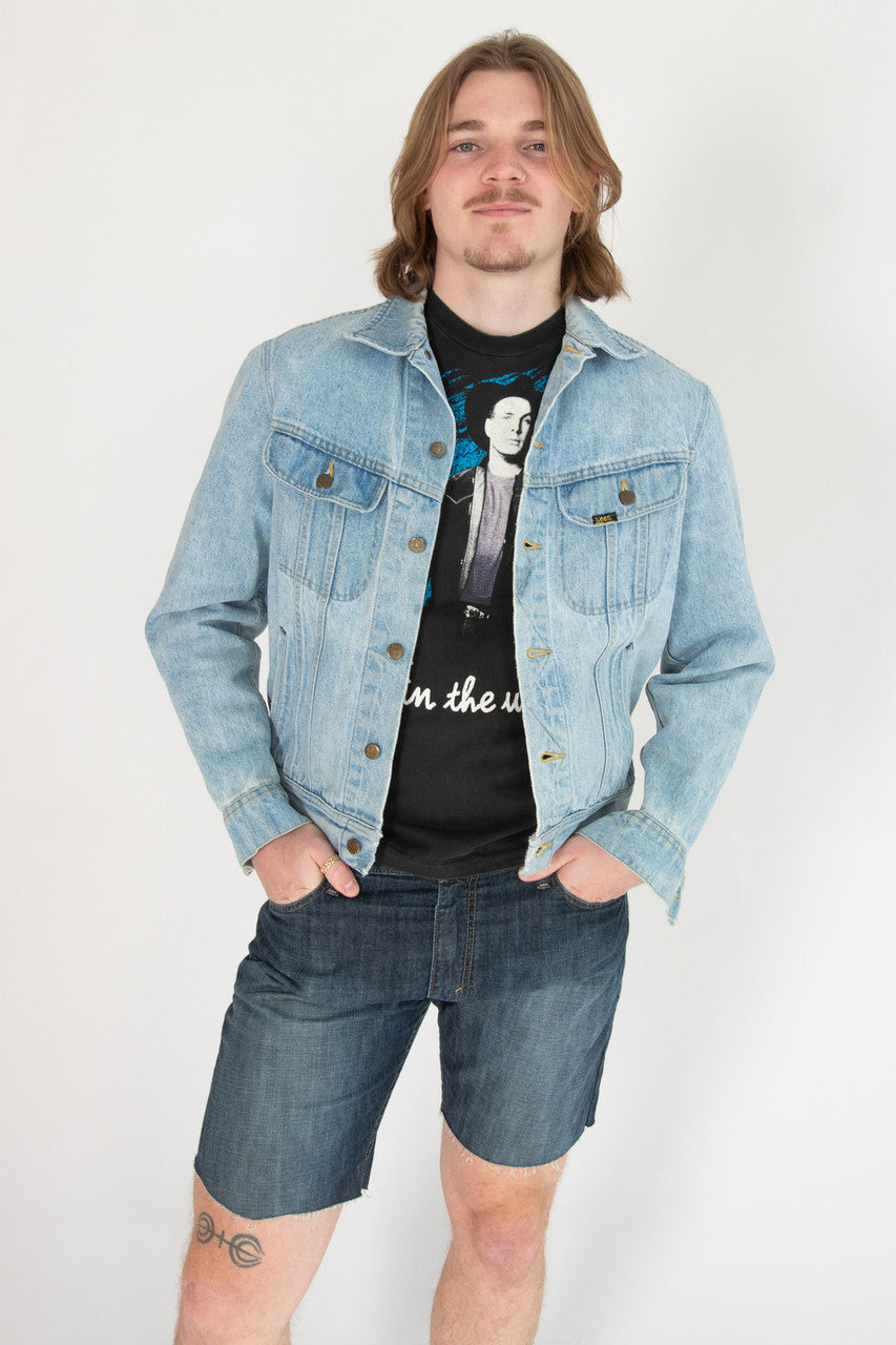 Vintage Lee Painted Cruella de Vil Denim Jacket