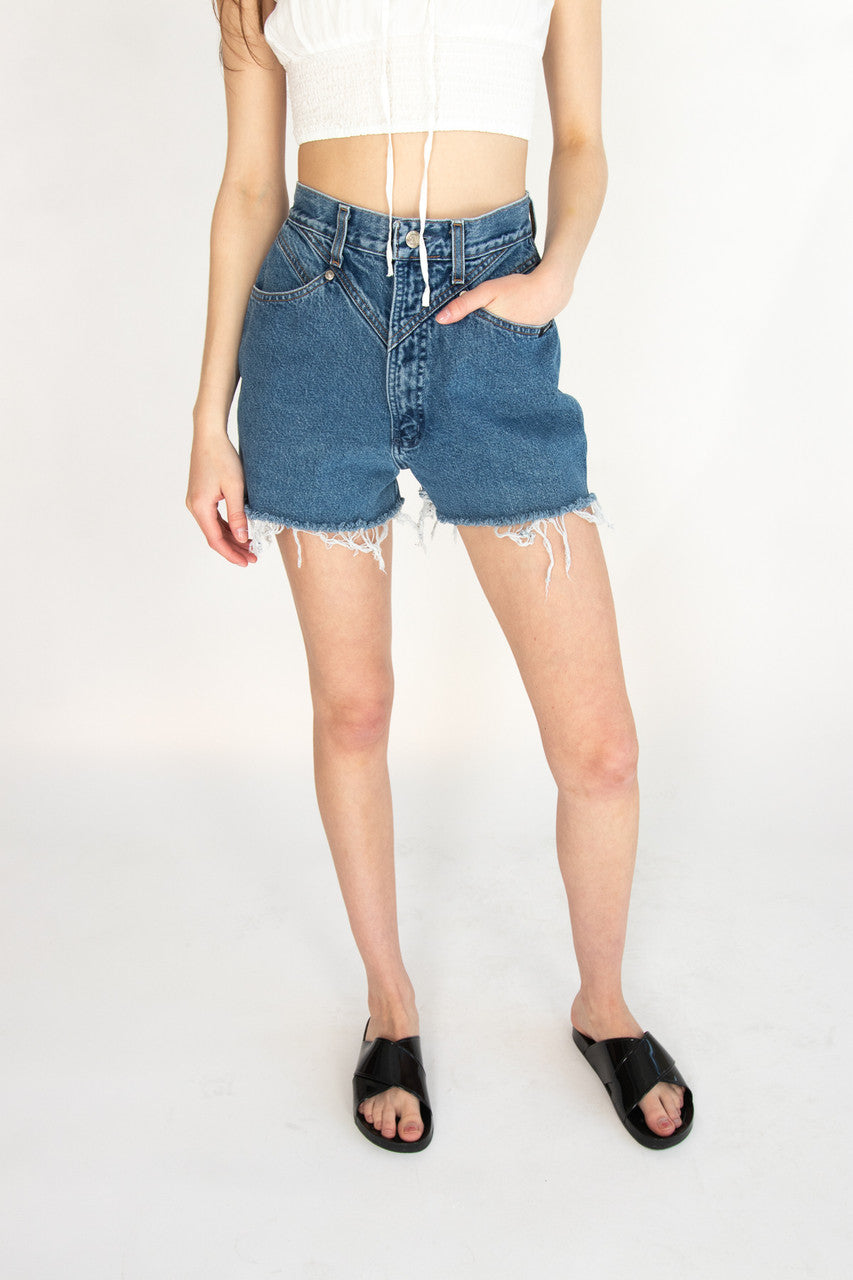 Vintage Rockies Cut Off Denim Shorts (sz. 8)
