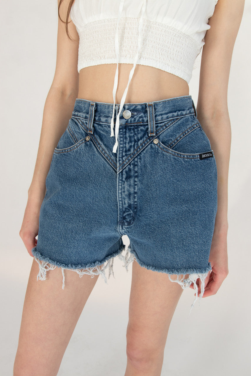 Vintage Rockies Cut Off Denim Shorts (sz. 8)