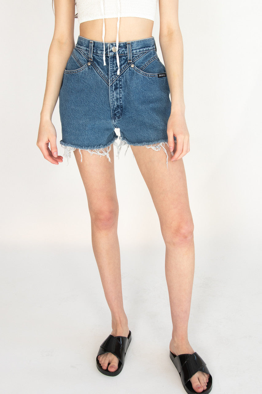 Vintage Rockies Cut Off Denim Shorts (sz. 8)