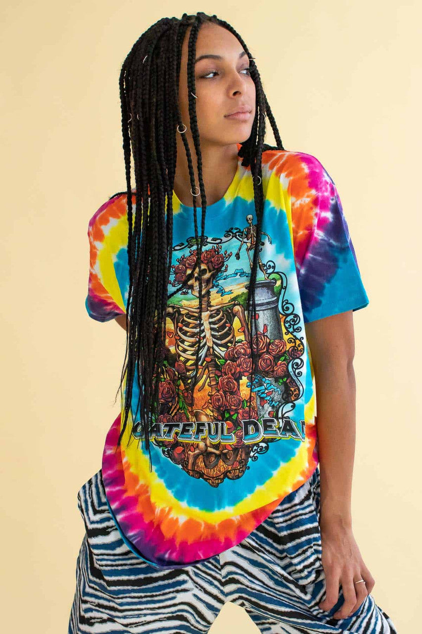 Rainbow Bertha Tie Dye Grateful Dead T-Shirt