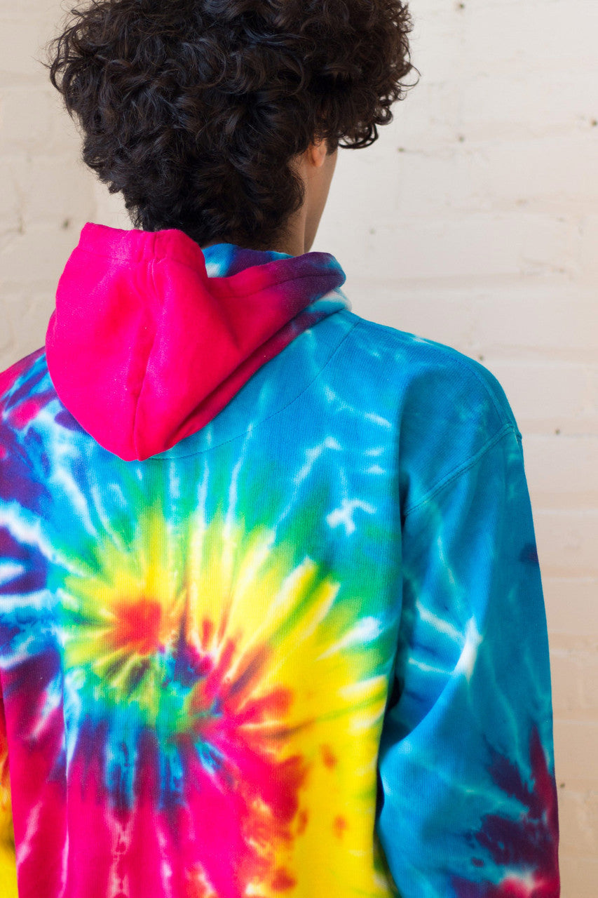Rainbow Tie Dye Hoodie