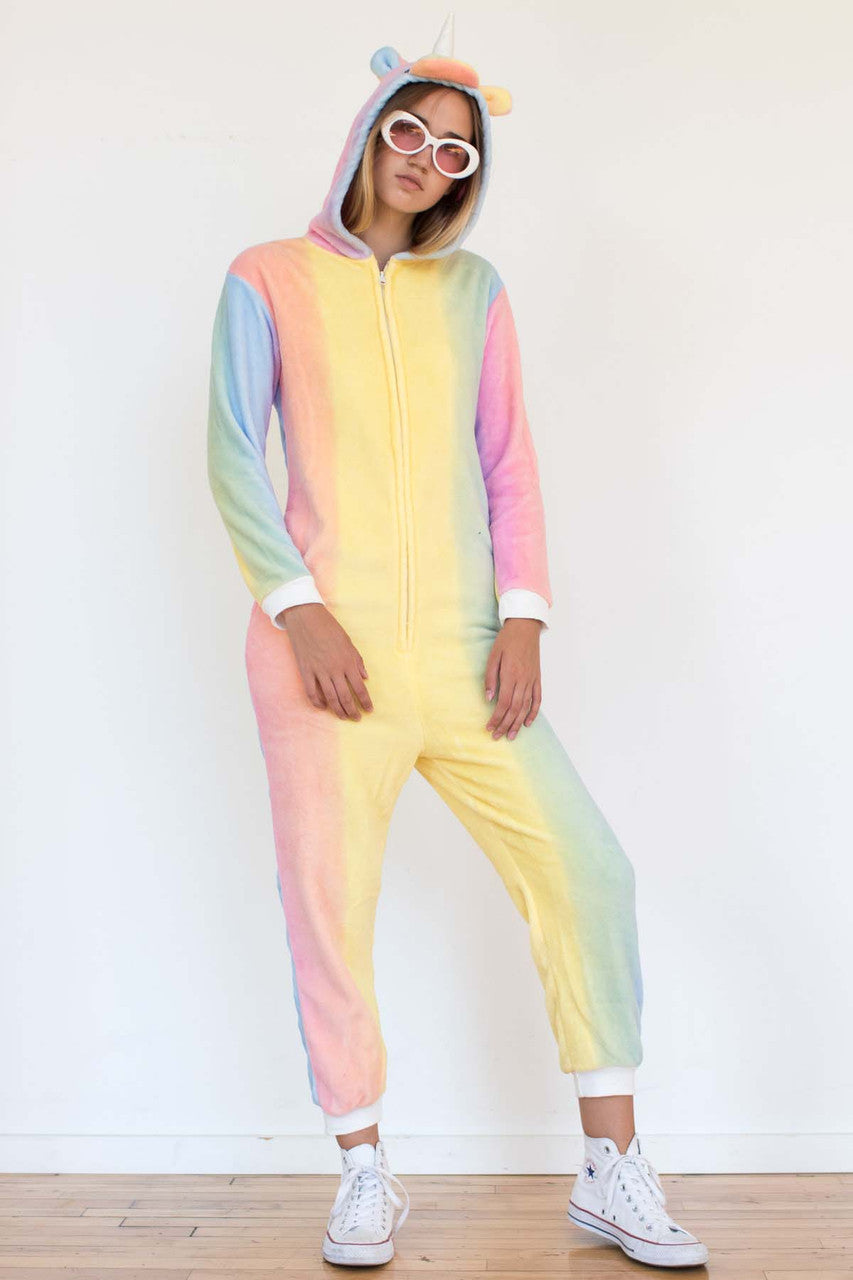 Rainbow Pride Unicorn Onesie Pajamas
