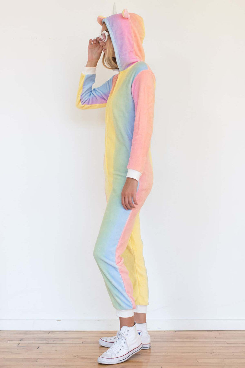 Rainbow Pride Unicorn Onesie Pajamas
