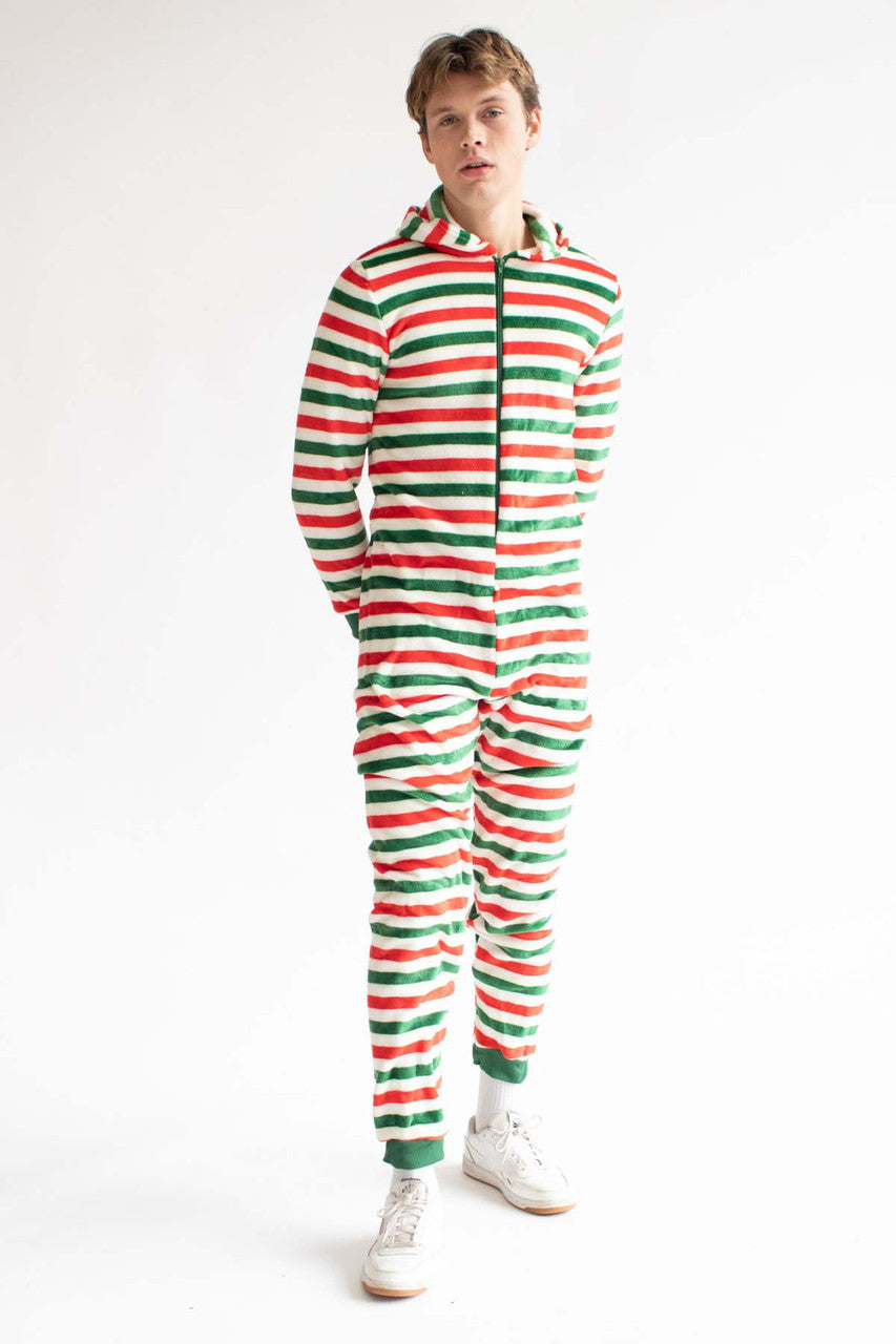Red & Green Christmas Onesie Pajamas