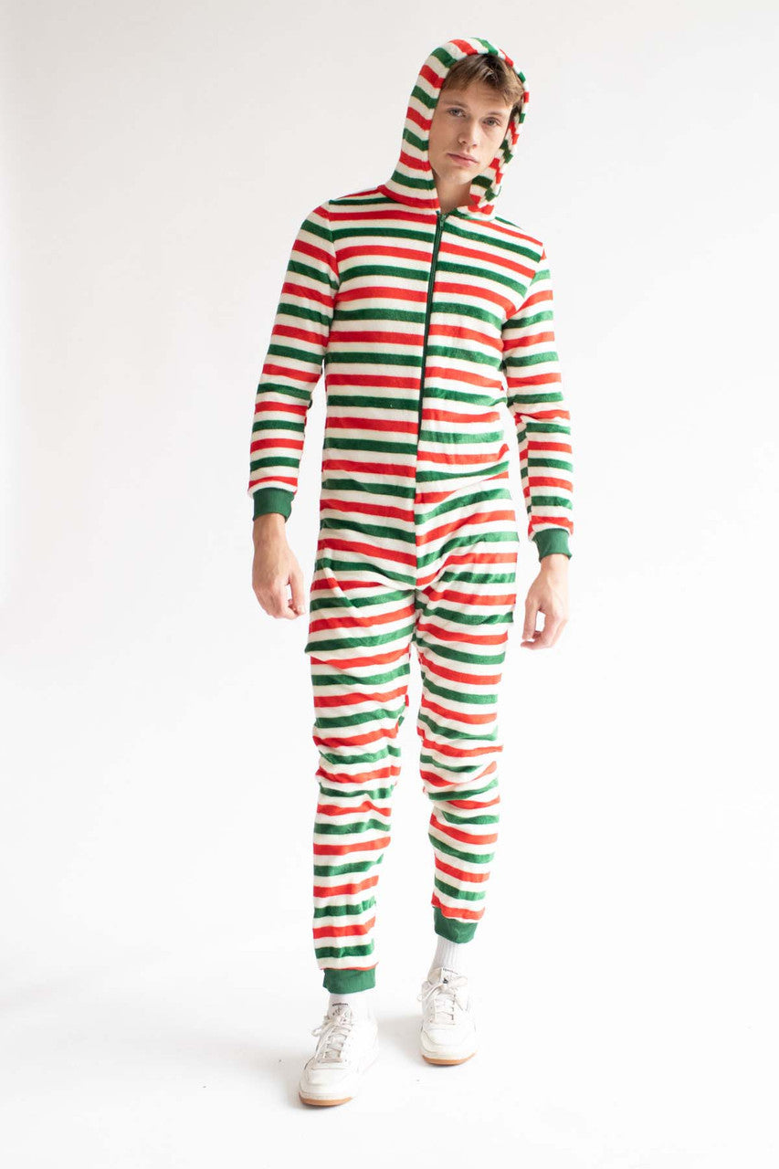Red & Green Christmas Onesie Pajamas