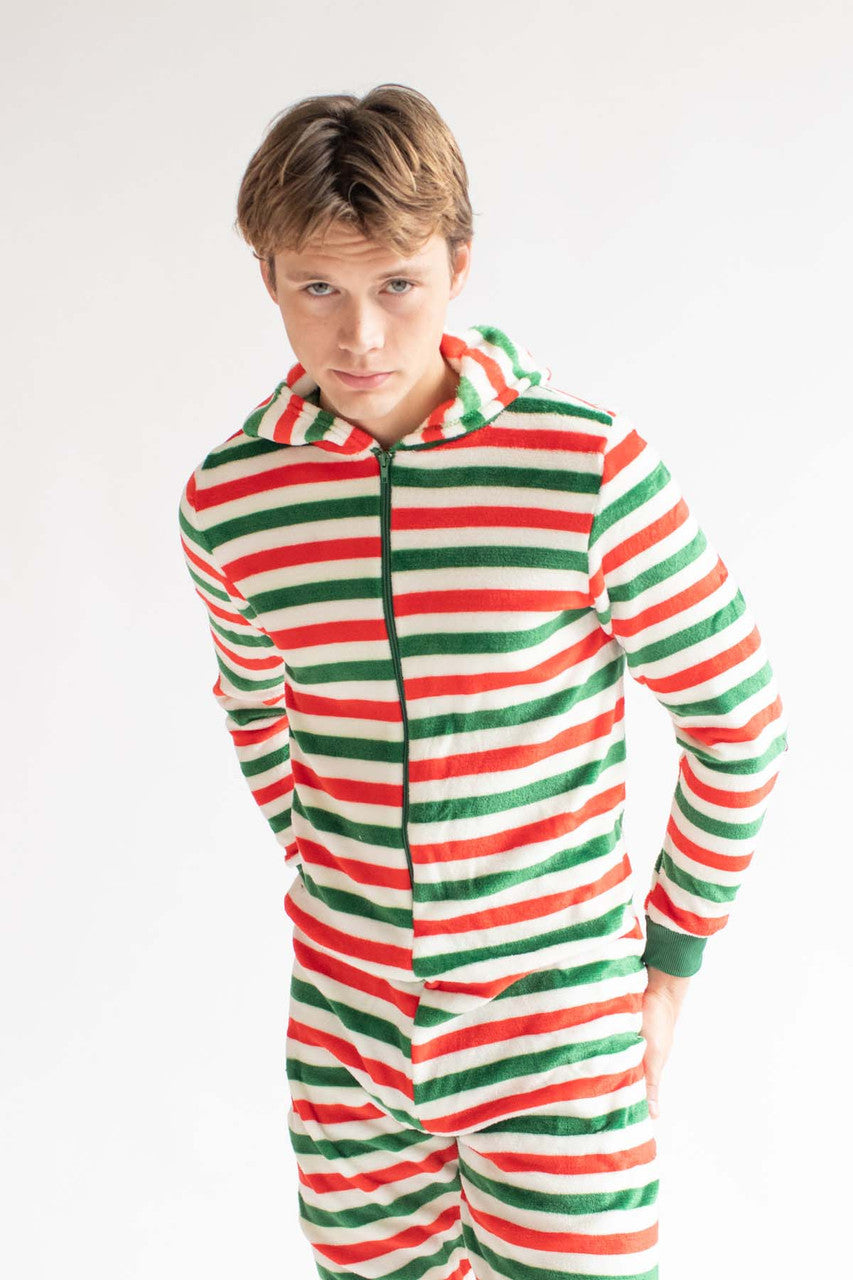 Red & Green Christmas Onesie Pajamas