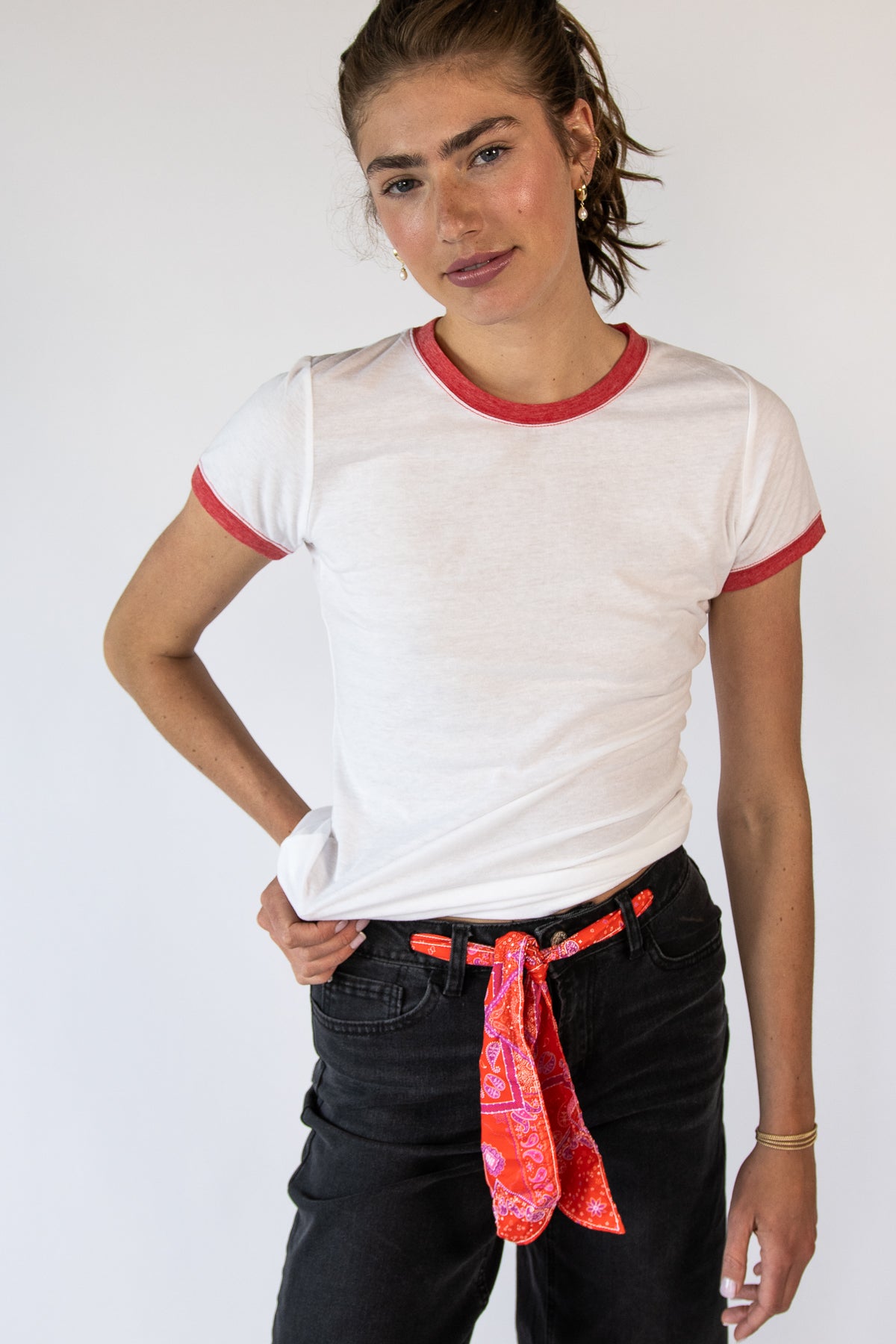 Plain Ringer Tee