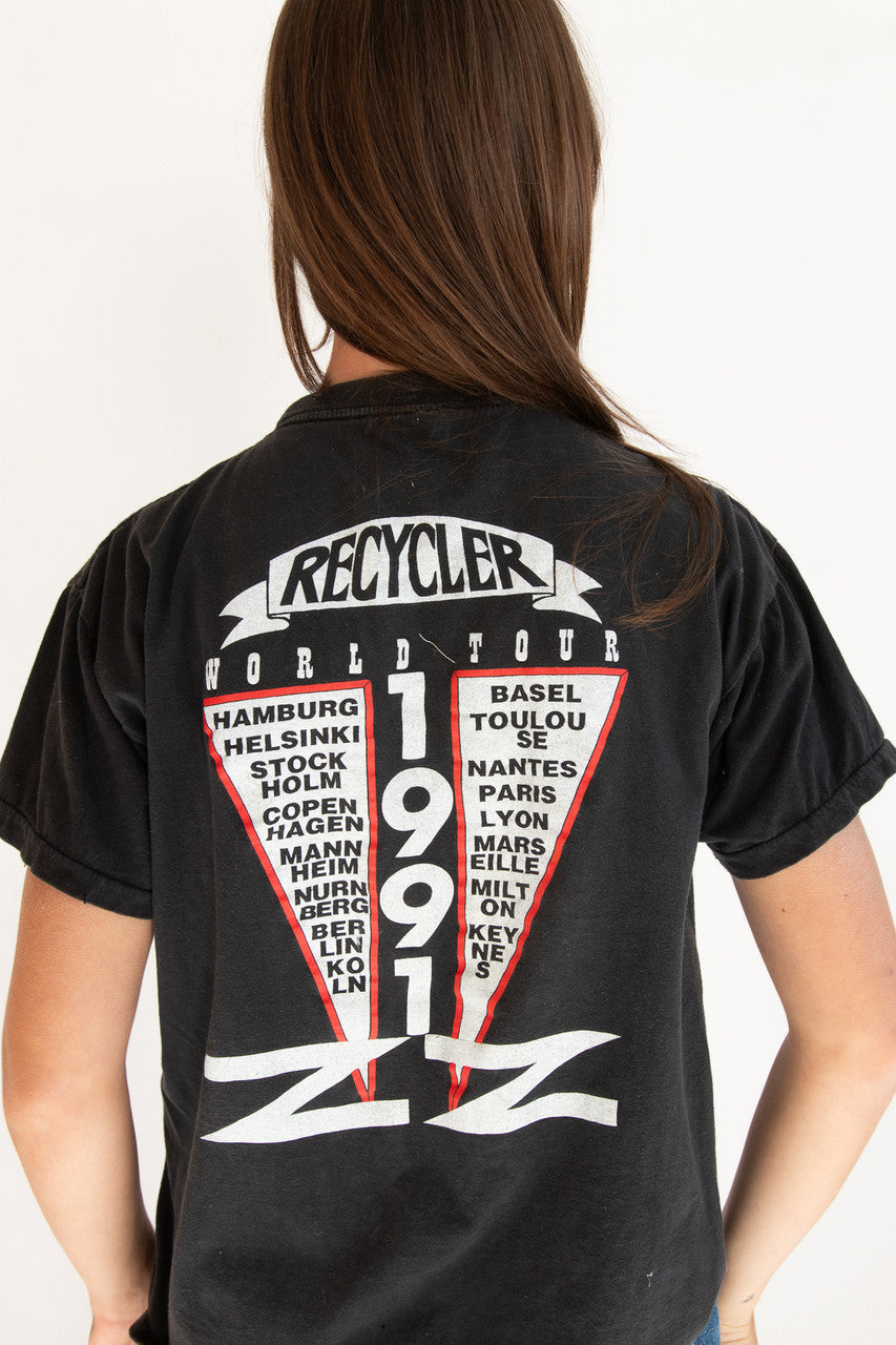 Vintage ZZ Top Club Z World Tour T-Shirt (1991)
