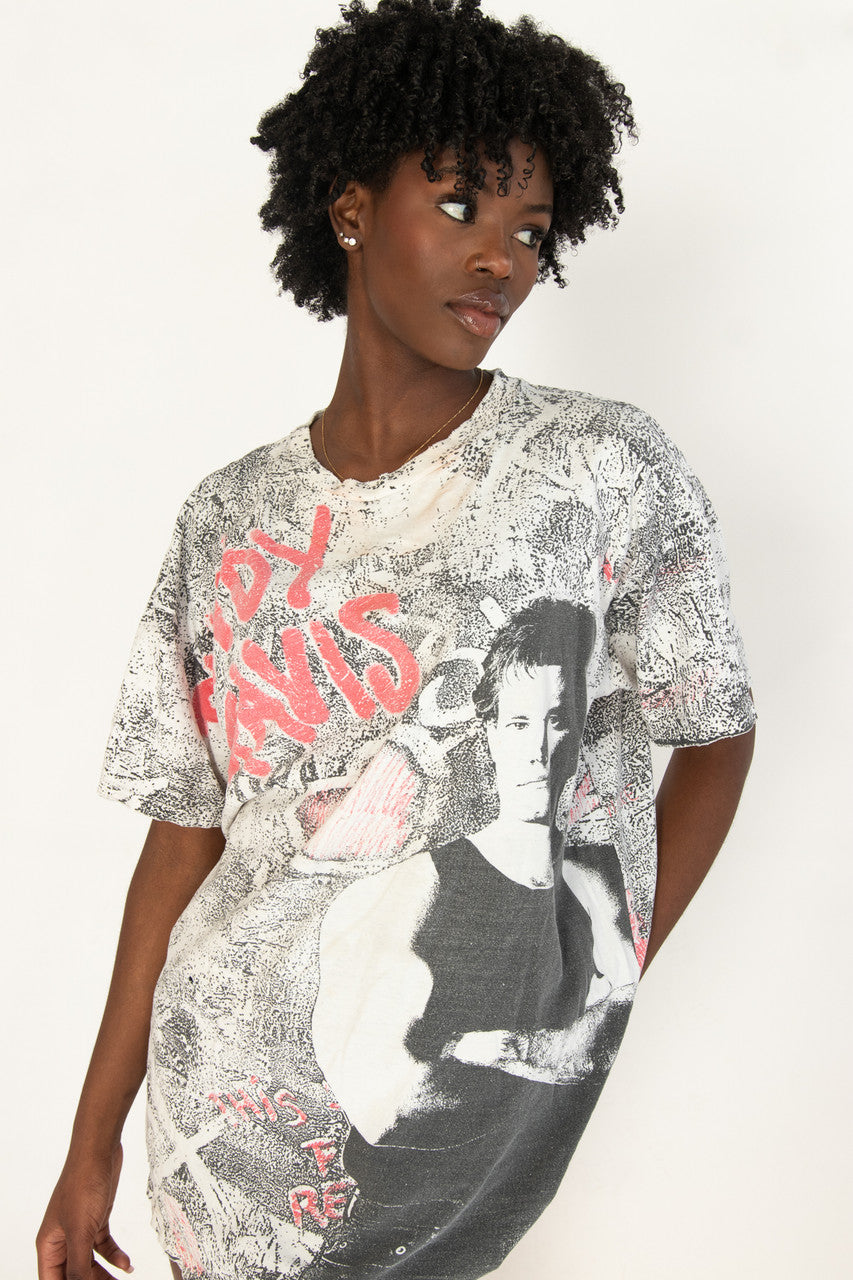 Vintage Randy Travis All Over Graphic T-Shirt (1990s)