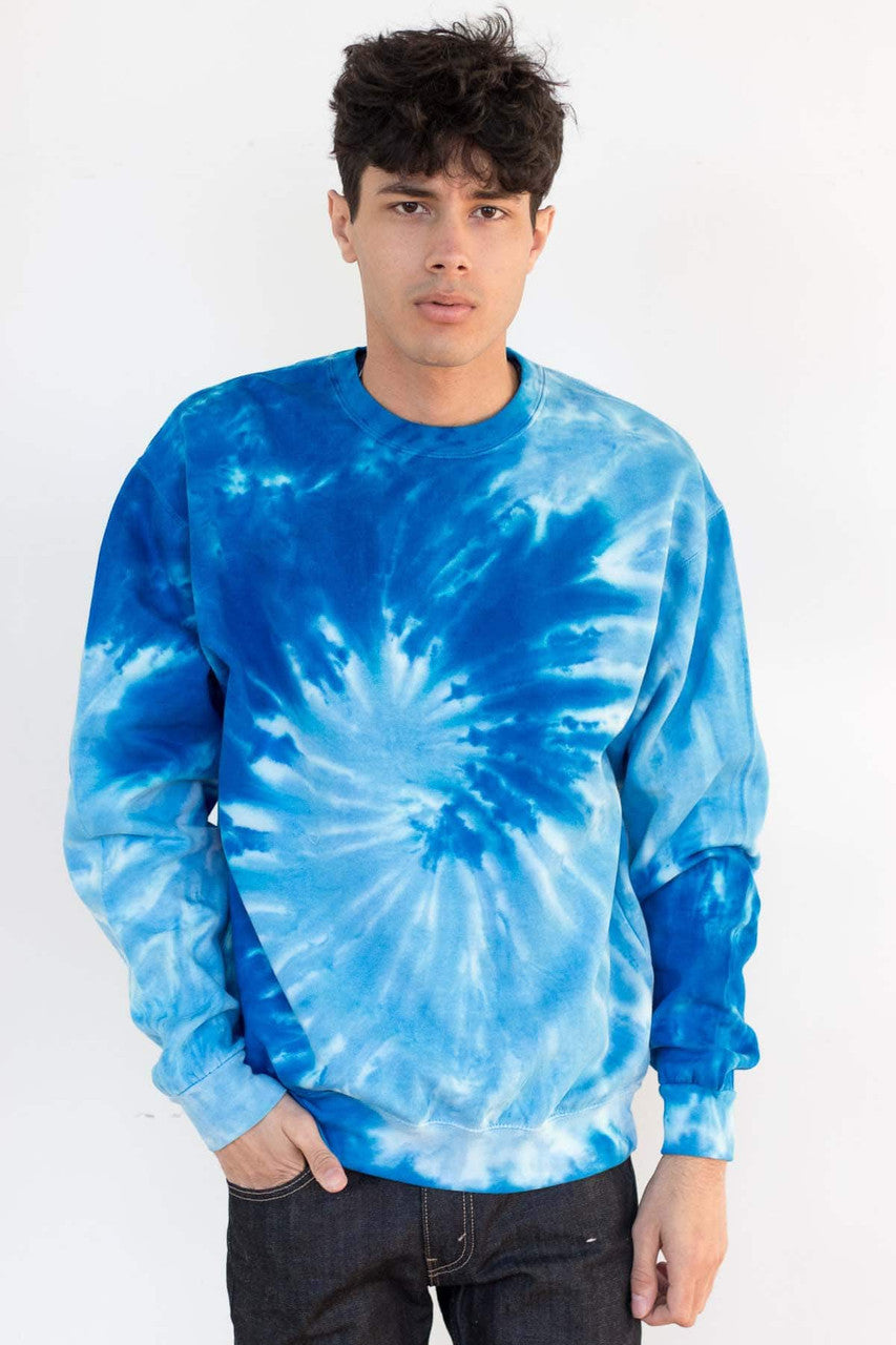 Royal Swirl Tie Dye Sweatshirt