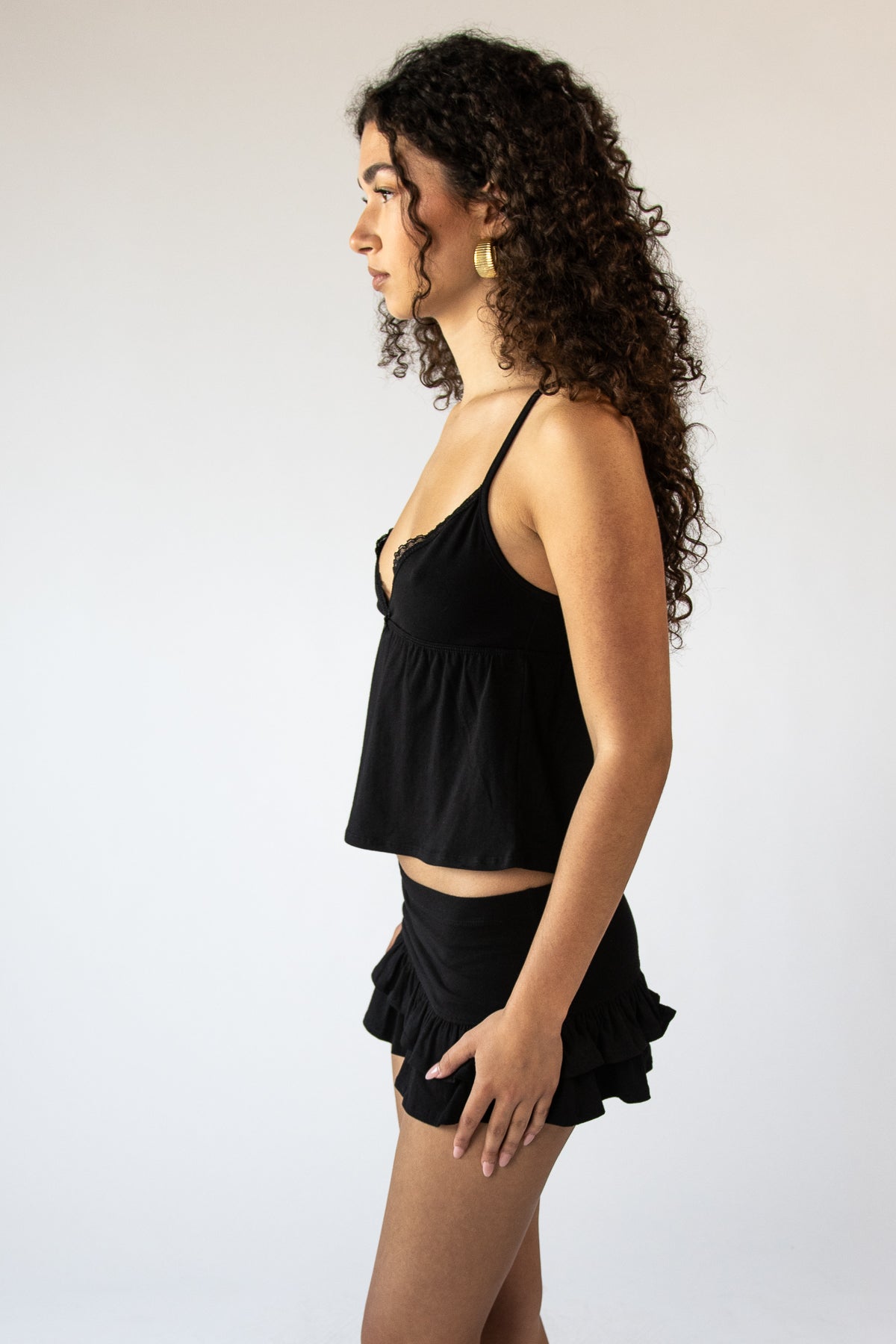 Ruffle Micro Mini Skort