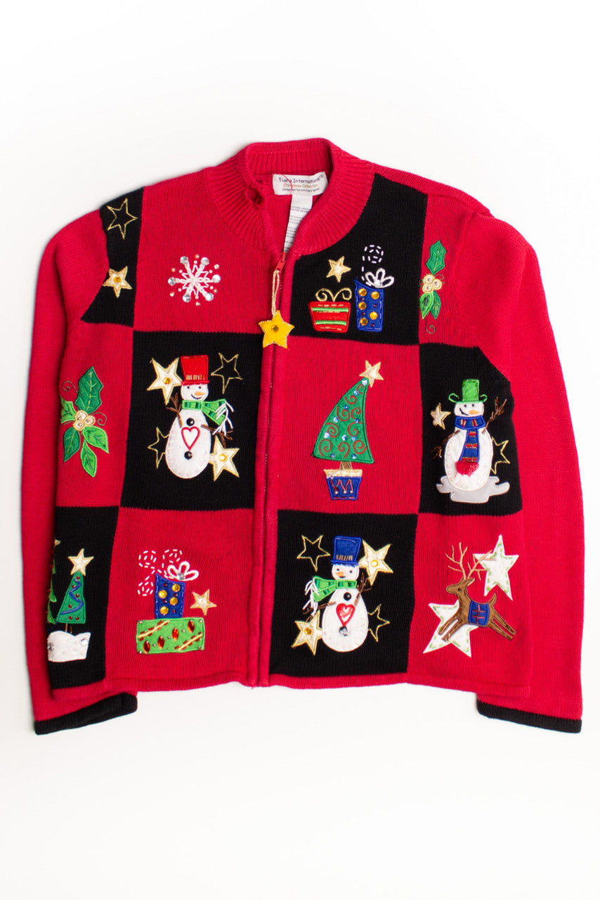 Red Ugly Christmas Cardigan 58996