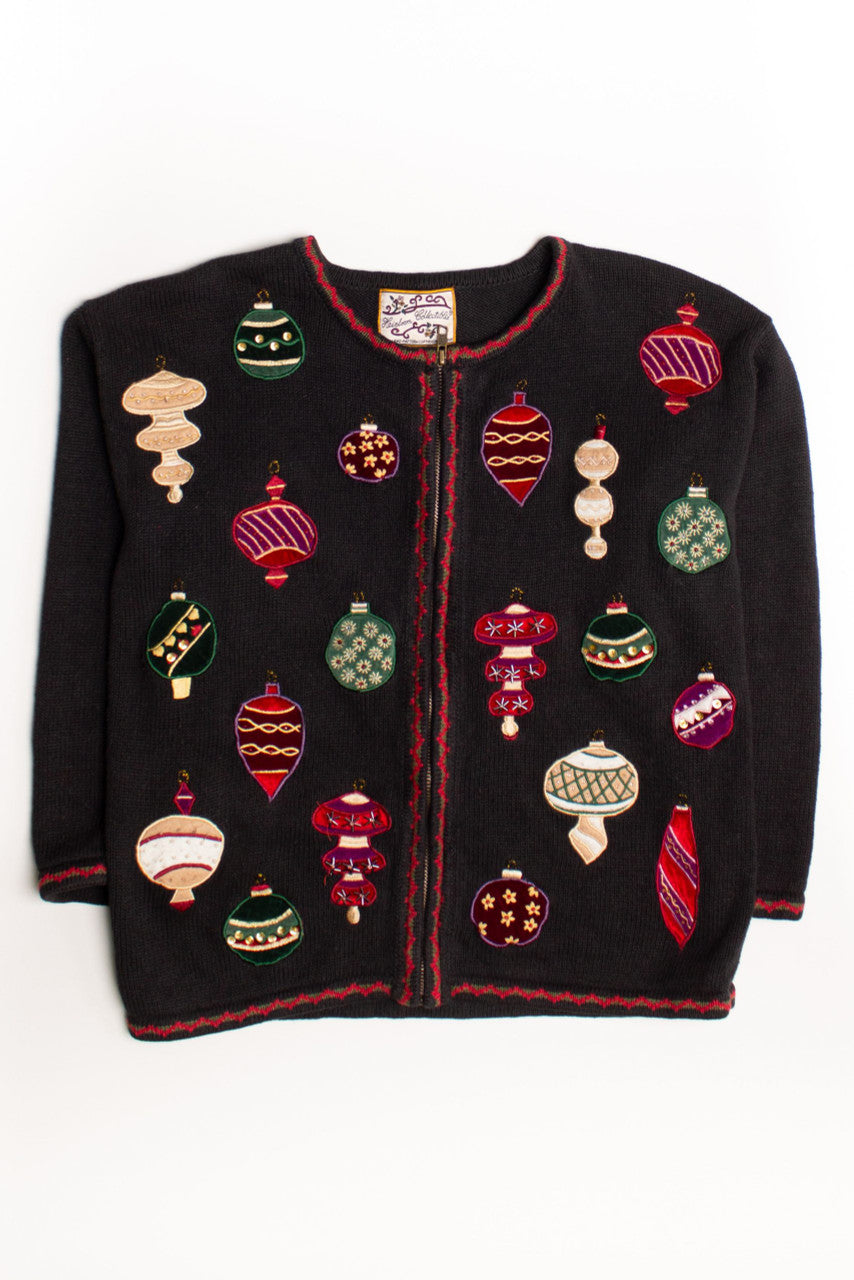 Black Ugly Christmas Cardigan 58998