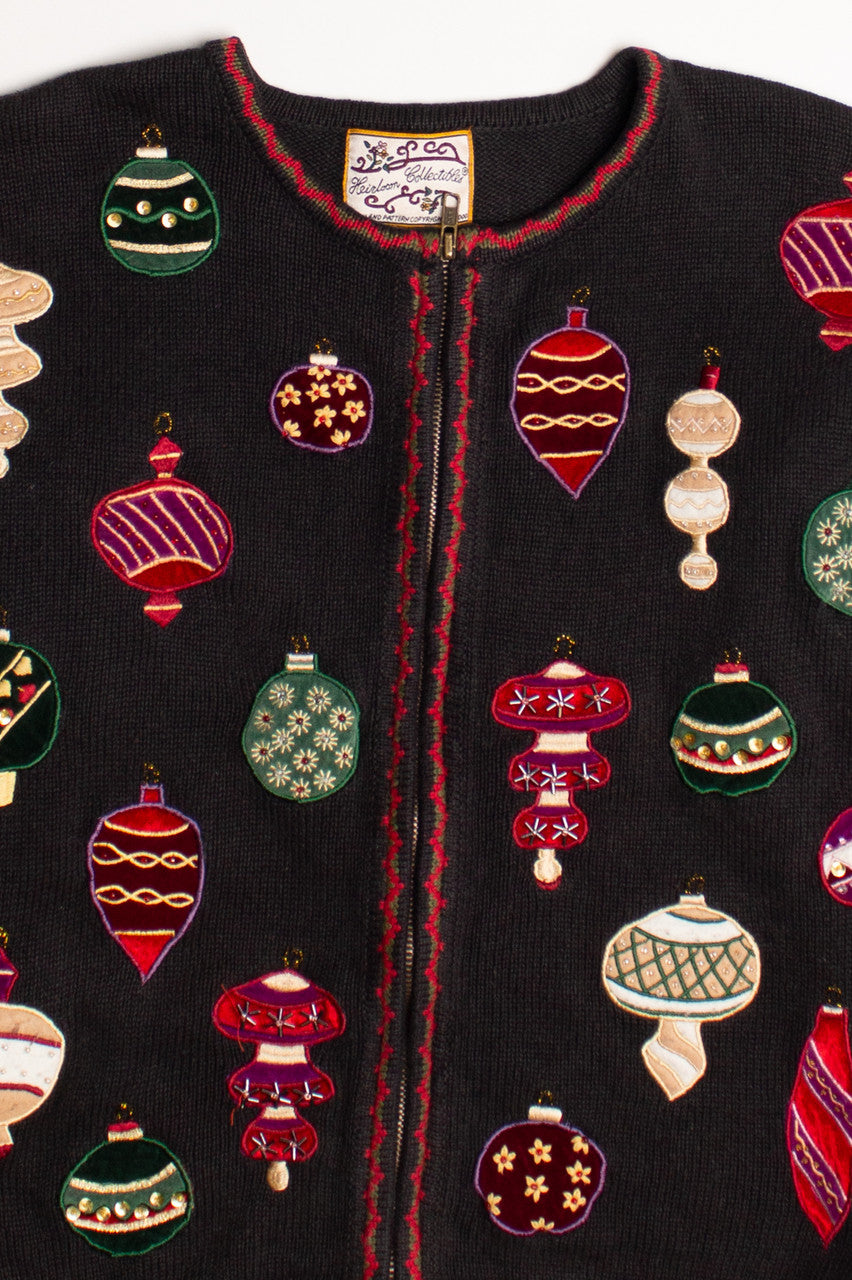 Black Ugly Christmas Cardigan 58998