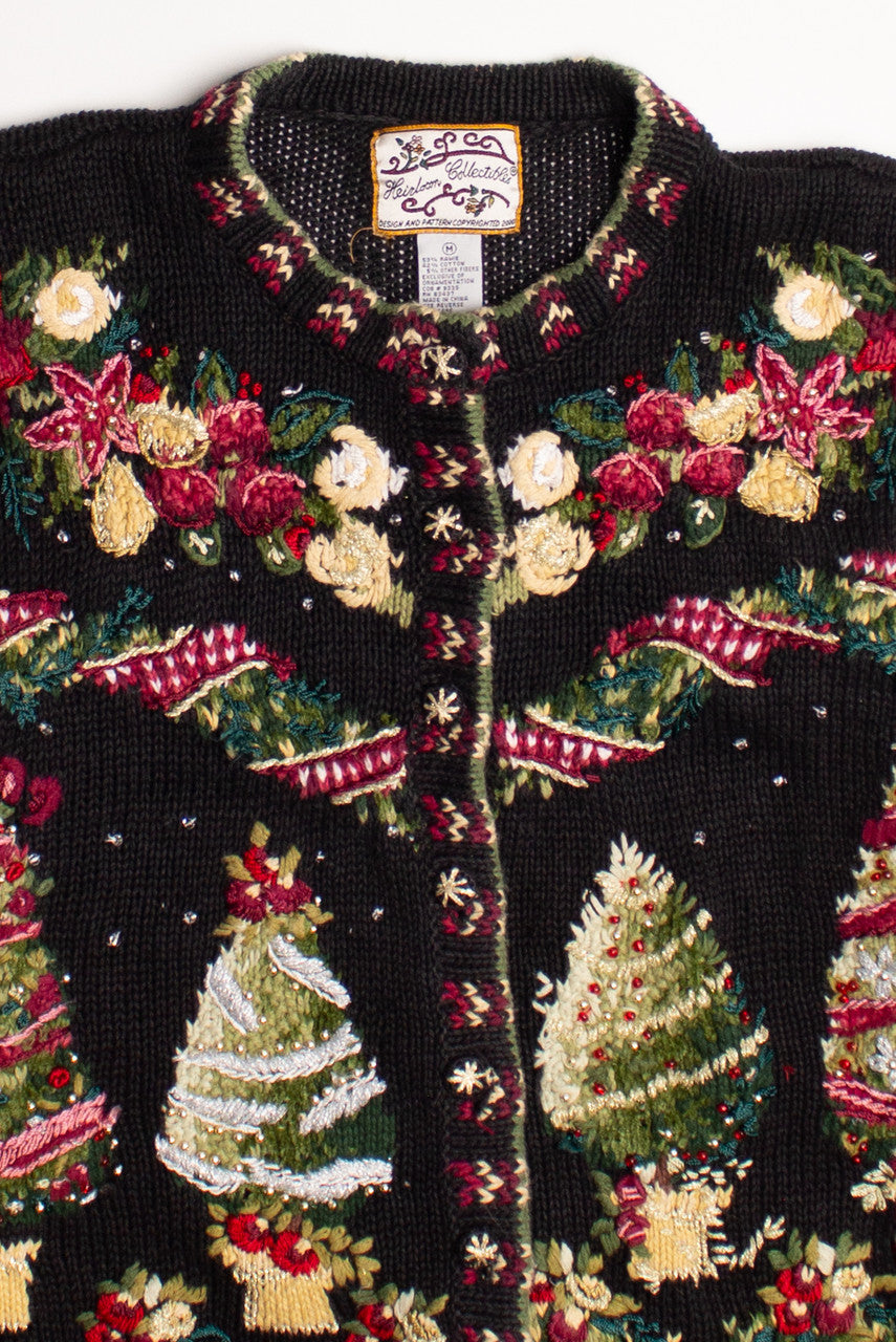 Black Ugly Christmas Cardigan 60005